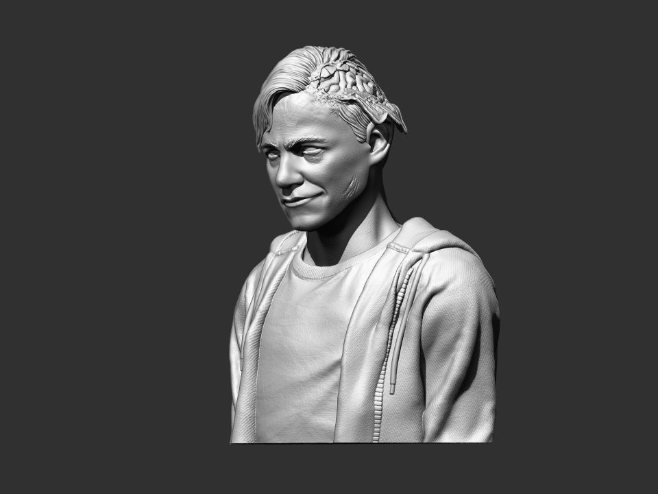 VICTOR PASCOW  PET SEMATARY BUST OBJ Printable 3D model 3D model_9