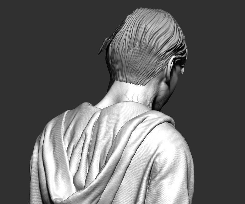 VICTOR PASCOW  PET SEMATARY BUST OBJ Printable 3D model 3D model_11