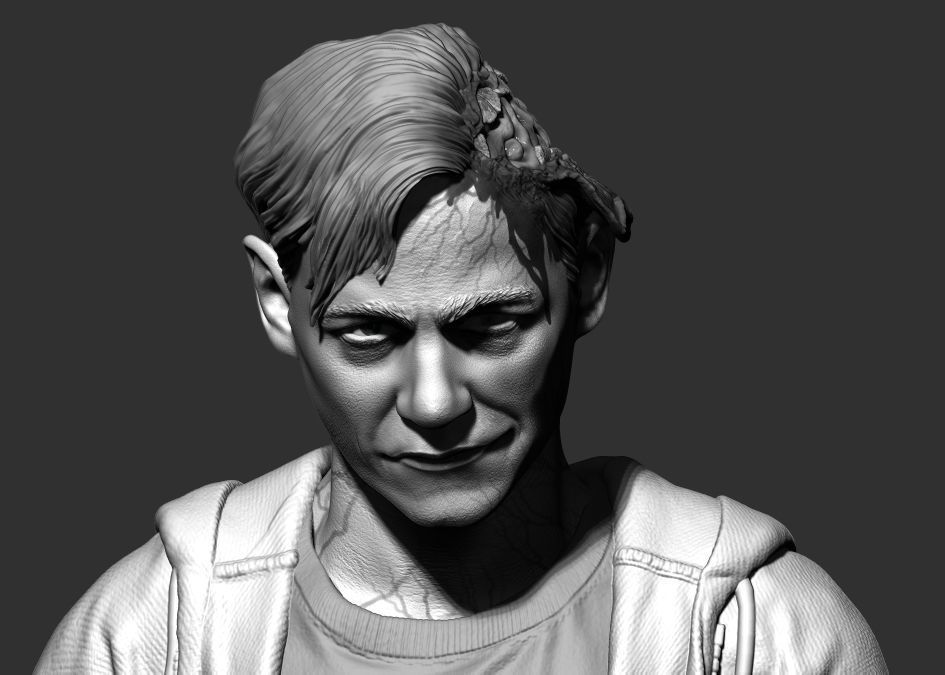 VICTOR PASCOW  PET SEMATARY BUST OBJ Printable 3D model 3D model_2