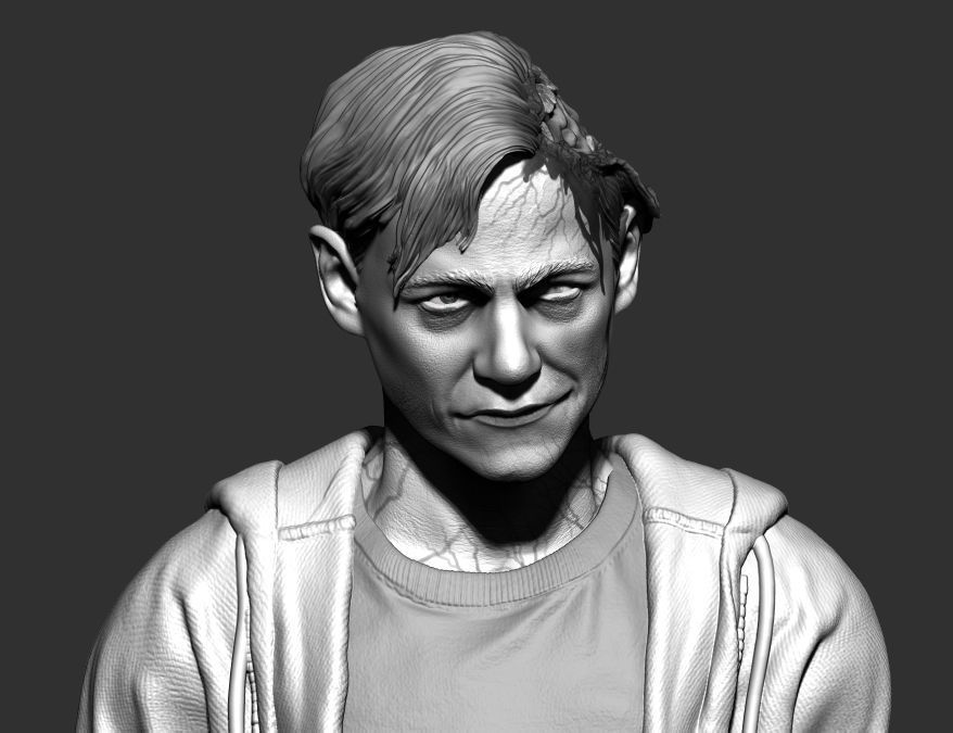 VICTOR PASCOW  PET SEMATARY BUST OBJ Printable 3D model 3D model_3