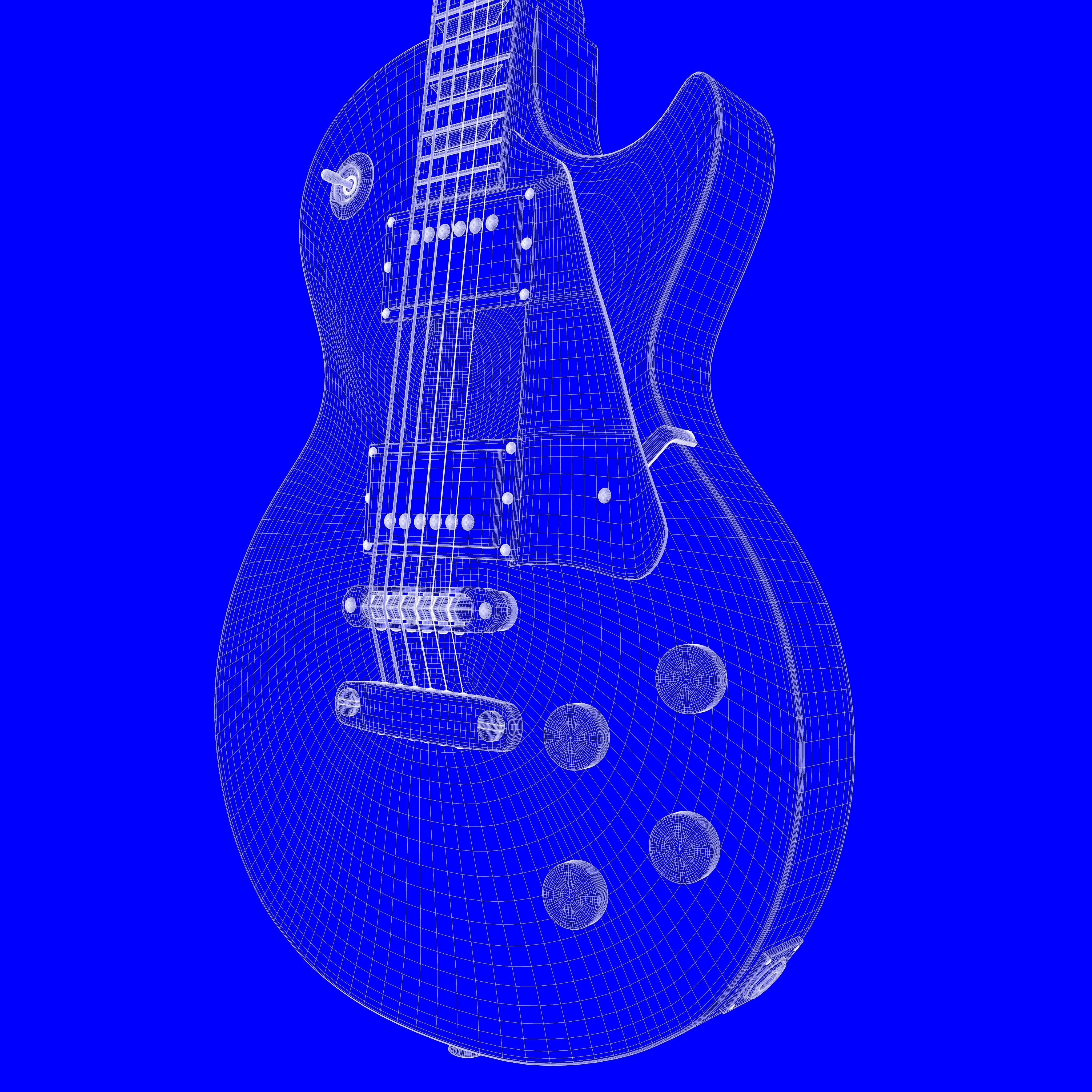 Electric Guitar 3D model_11