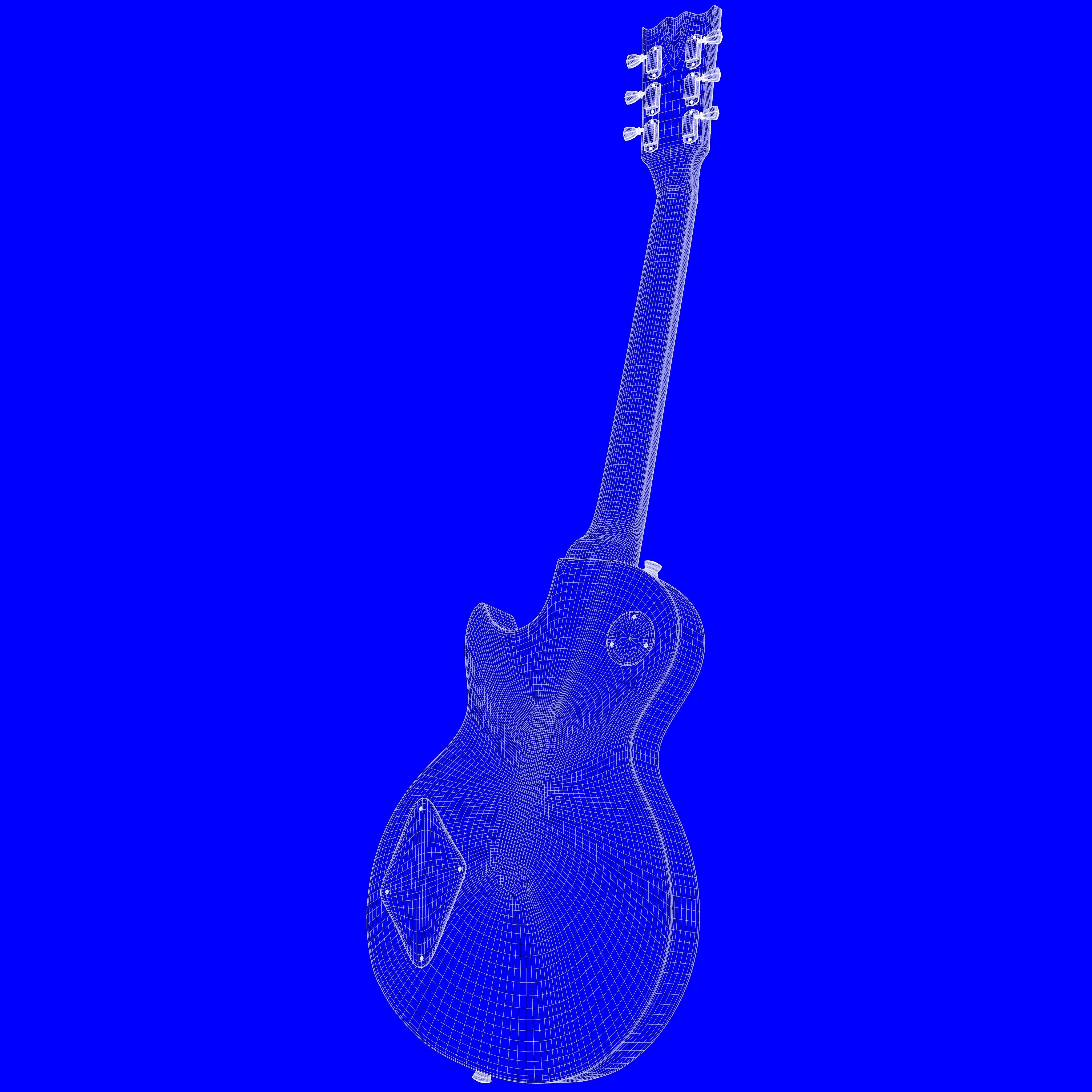 Electric Guitar 3D model_5