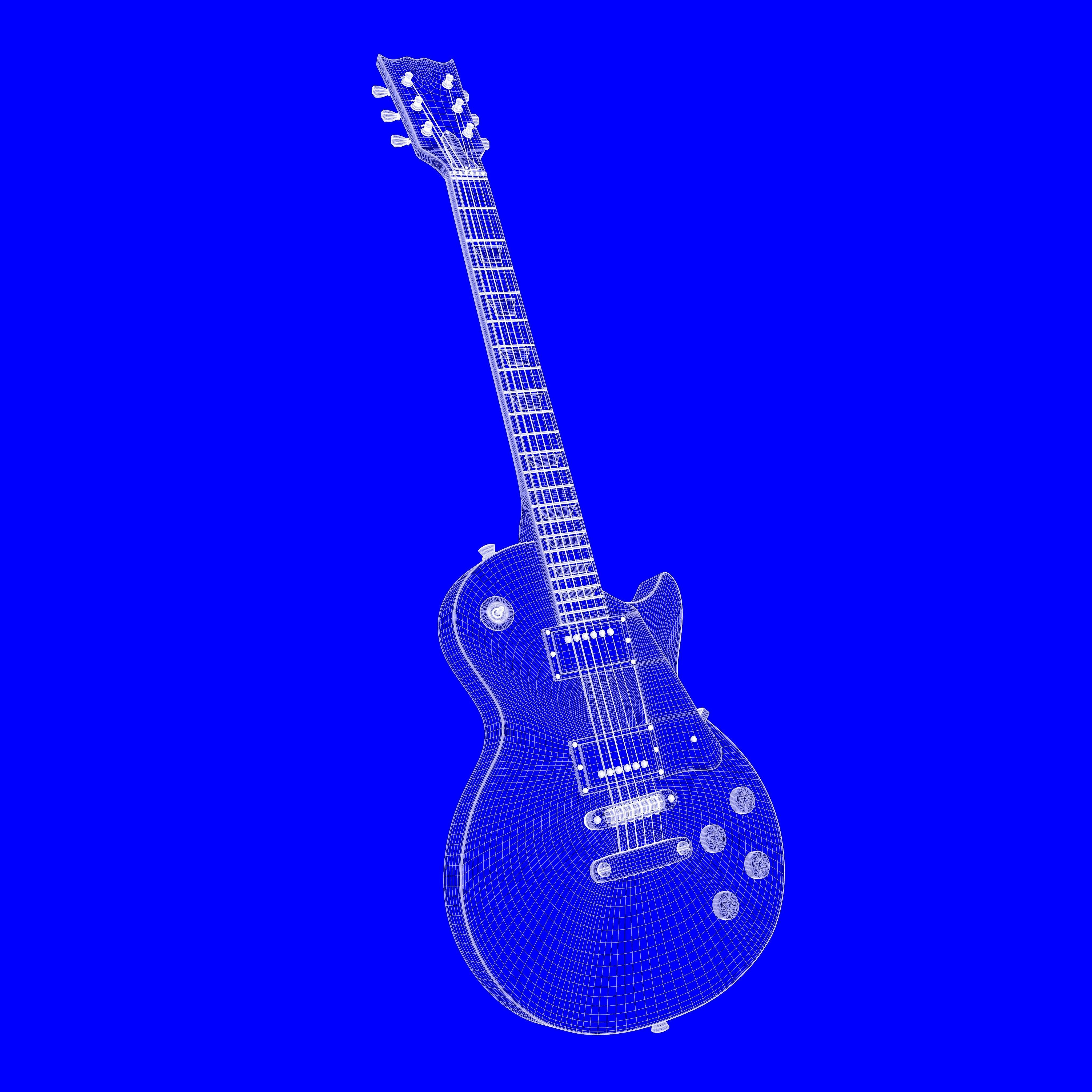 Electric Guitar 3D model_7