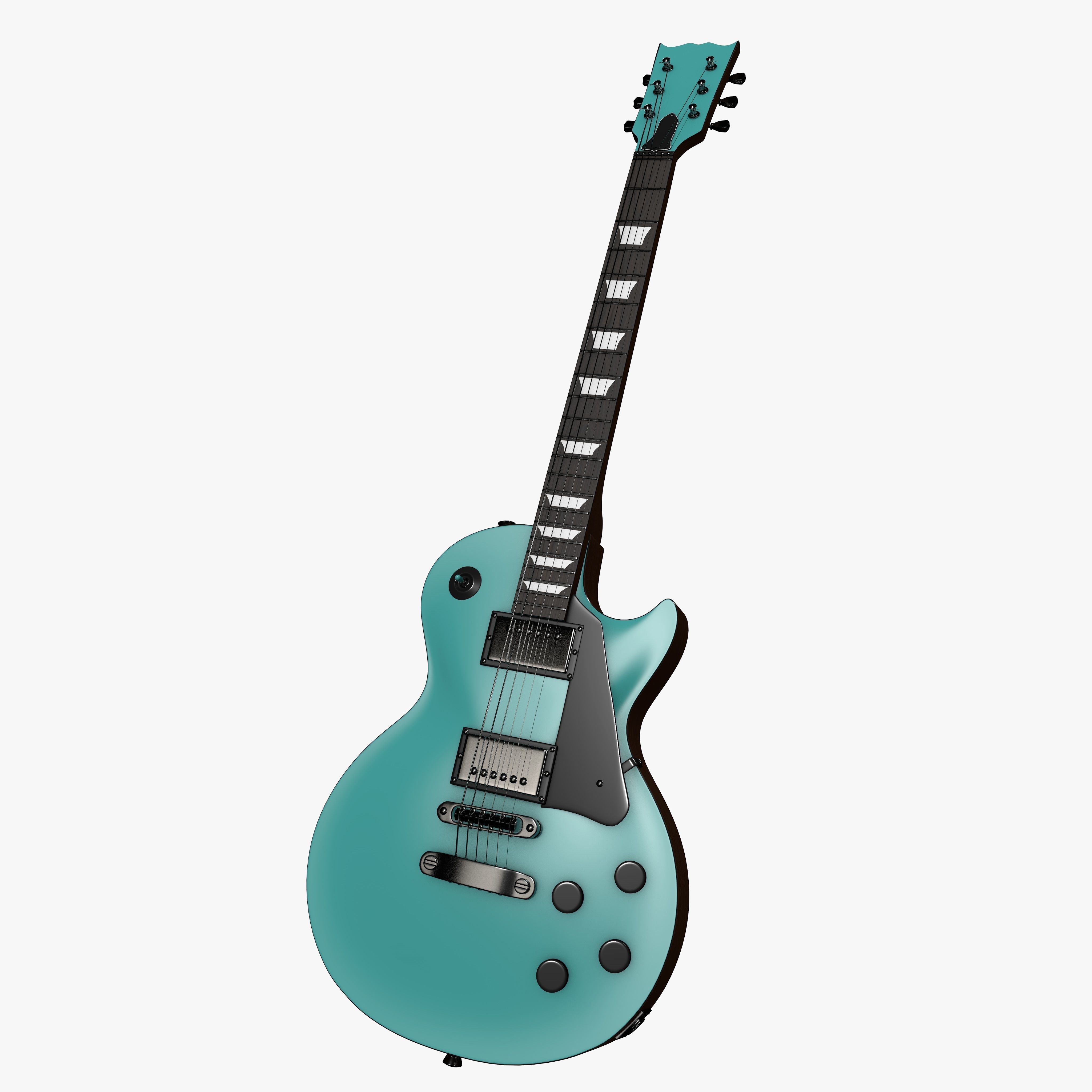 Electric Guitar 3D model_2