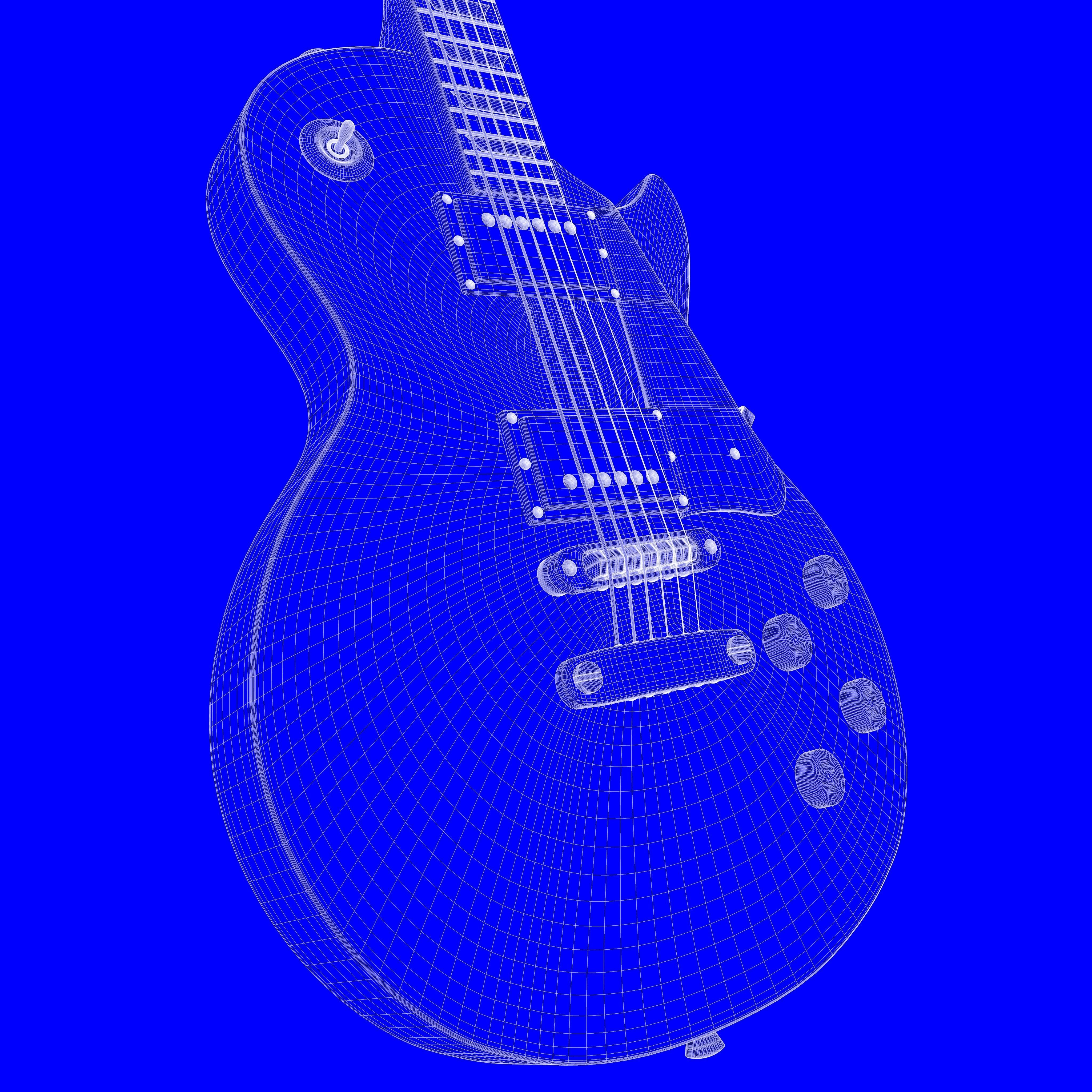 Electric Guitar 3D model_9
