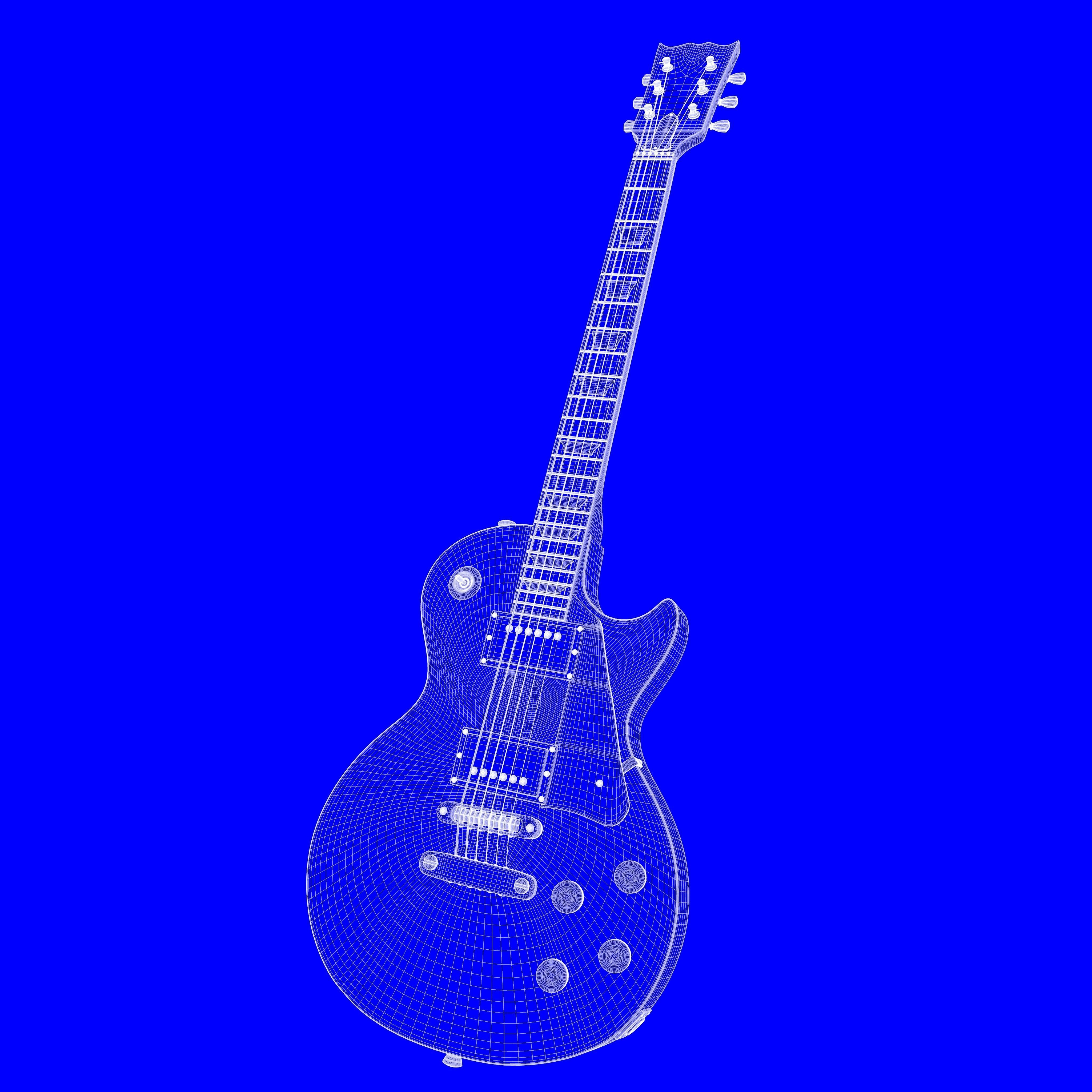 Electric Guitar 3D model_3
