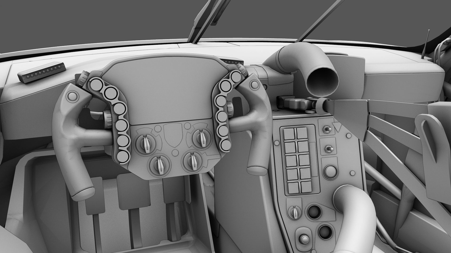 Porsche 911 RSR 2019 GT3 GTLM Low-poly 3D model_16