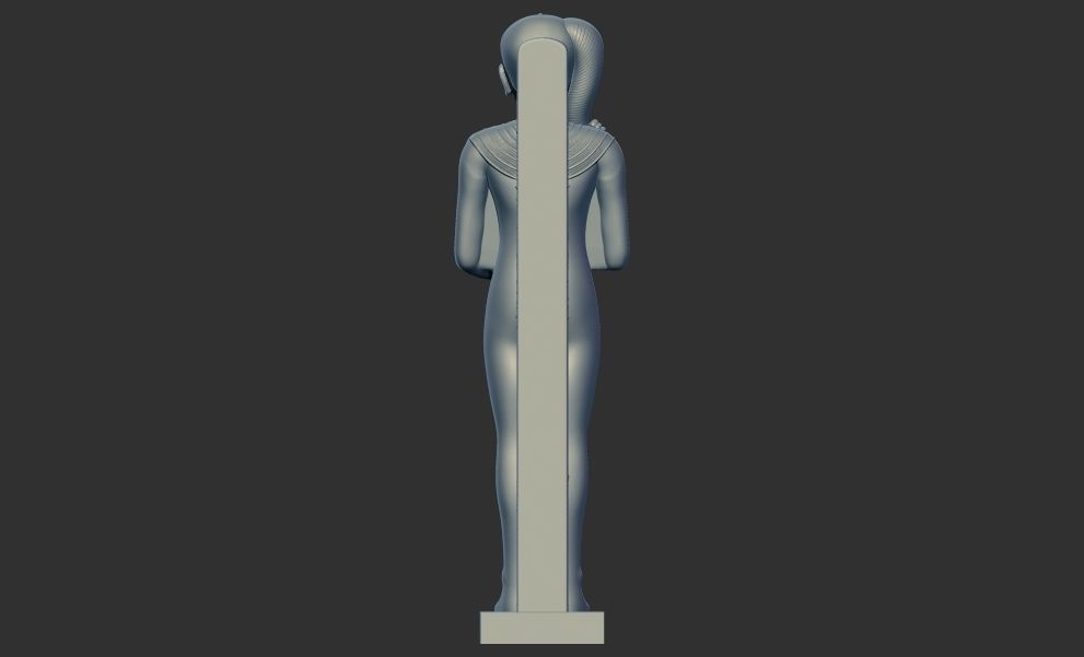 Ancient Egyptian god Khonsu 3D Printable model  3D print model_4