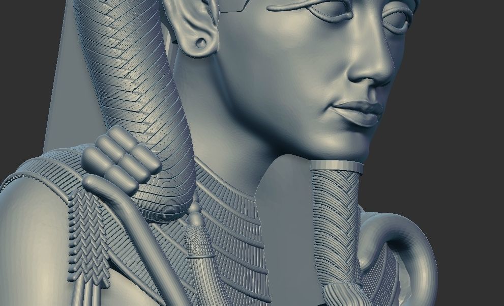Ancient Egyptian god Khonsu 3D Printable model  3D print model_5