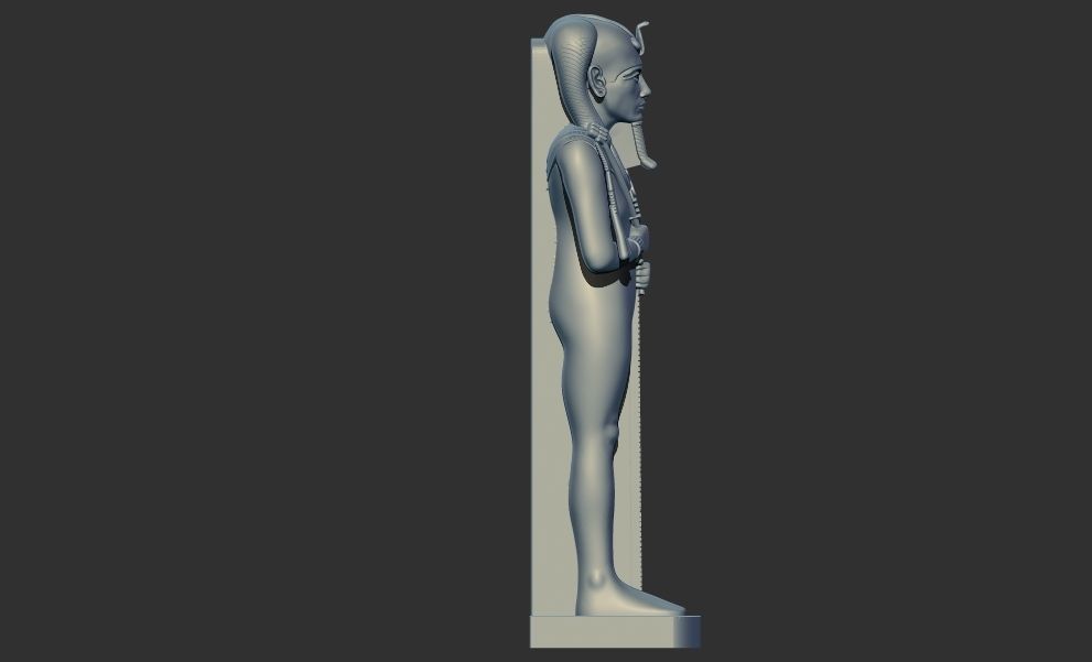 Ancient Egyptian god Khonsu 3D Printable model  3D print model_3