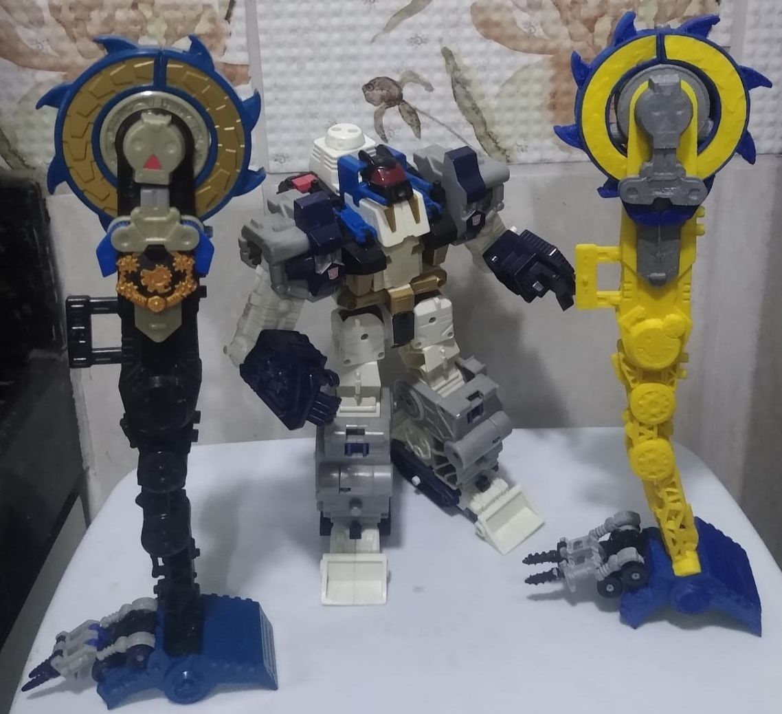 TRANSFORMERS METROPLEX CYBERTRON EXCAVATOR CLAW and DRILLBIT 3D print model_1