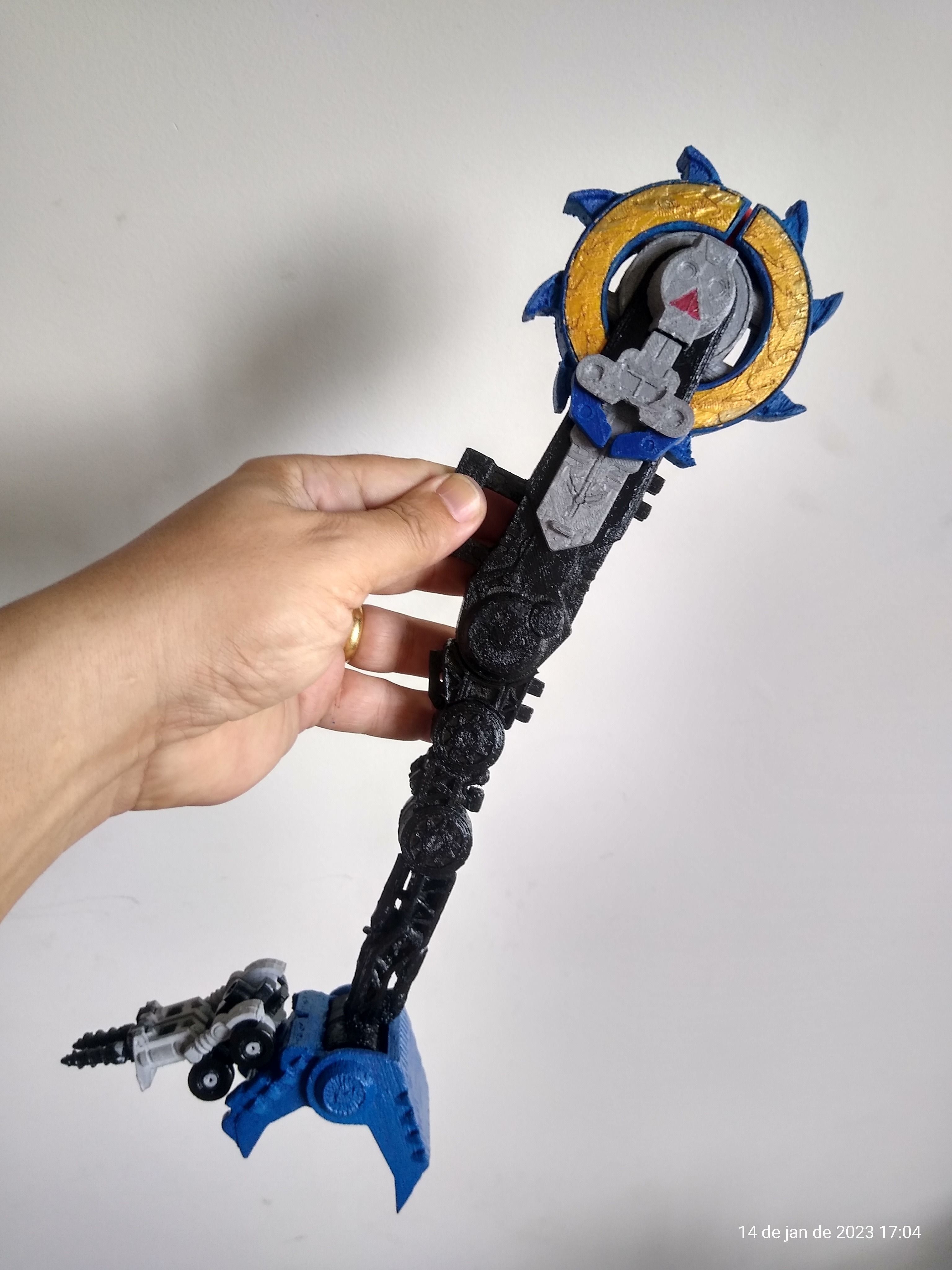 TRANSFORMERS METROPLEX CYBERTRON EXCAVATOR CLAW and DRILLBIT 3D print model_2