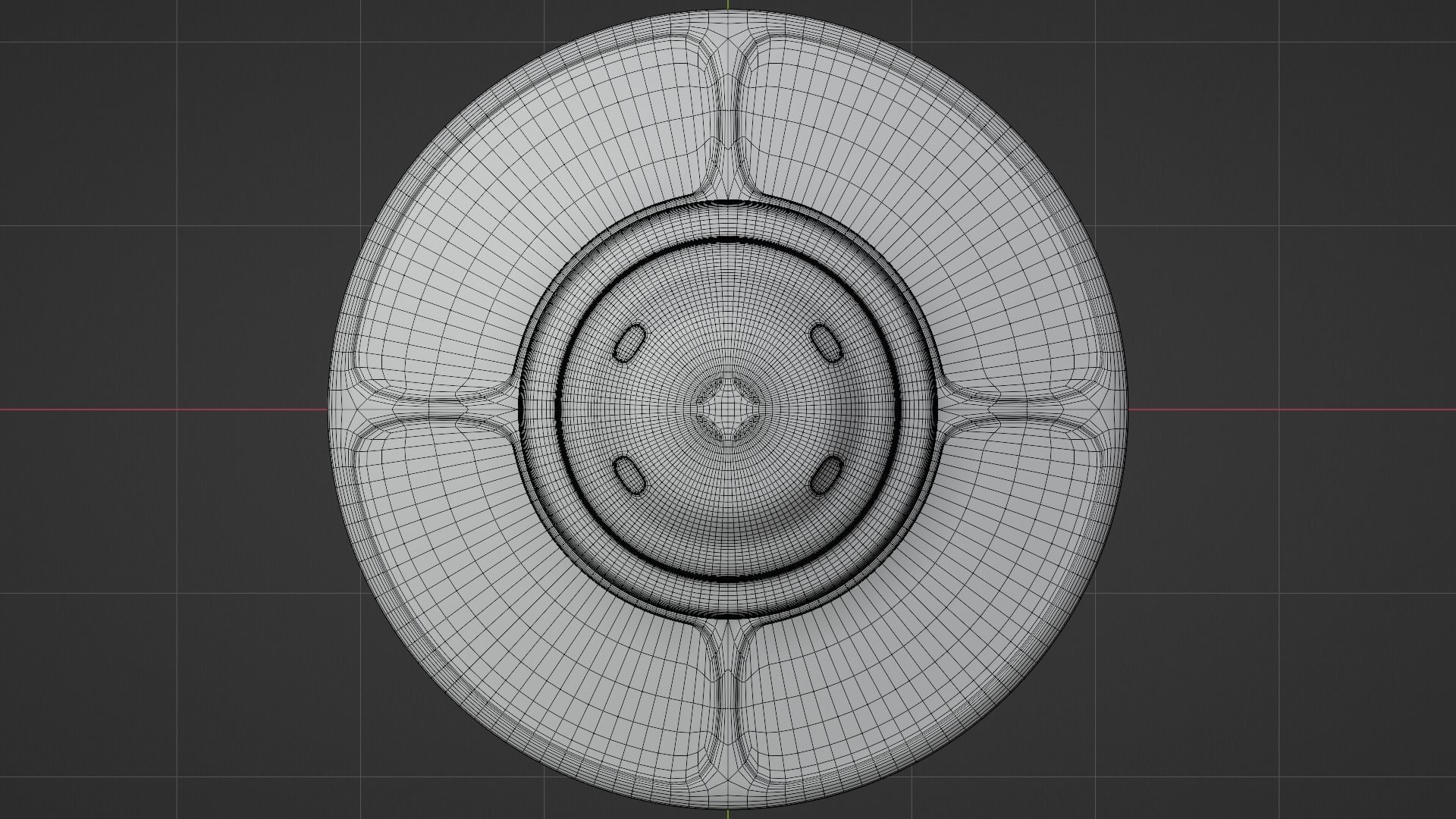 MYSTICAL FLYING SAUCER UFO Low-poly 3D model_6