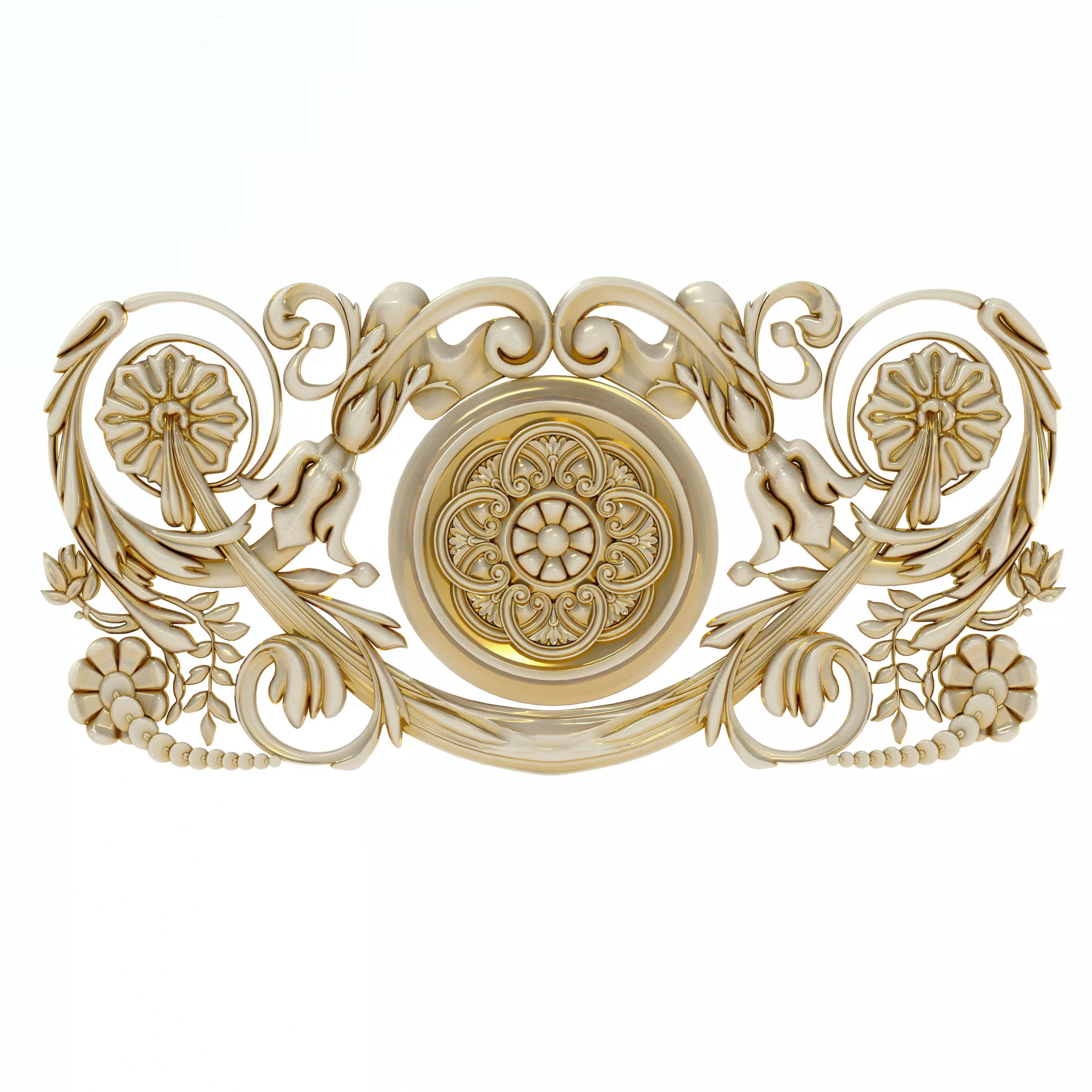 Carved decor 9 3D model_0