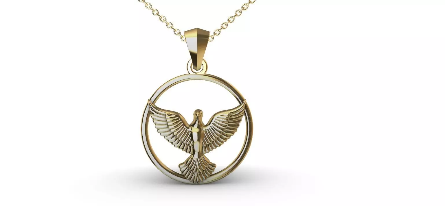 Holy Spirit - Dove Medal 3D print model