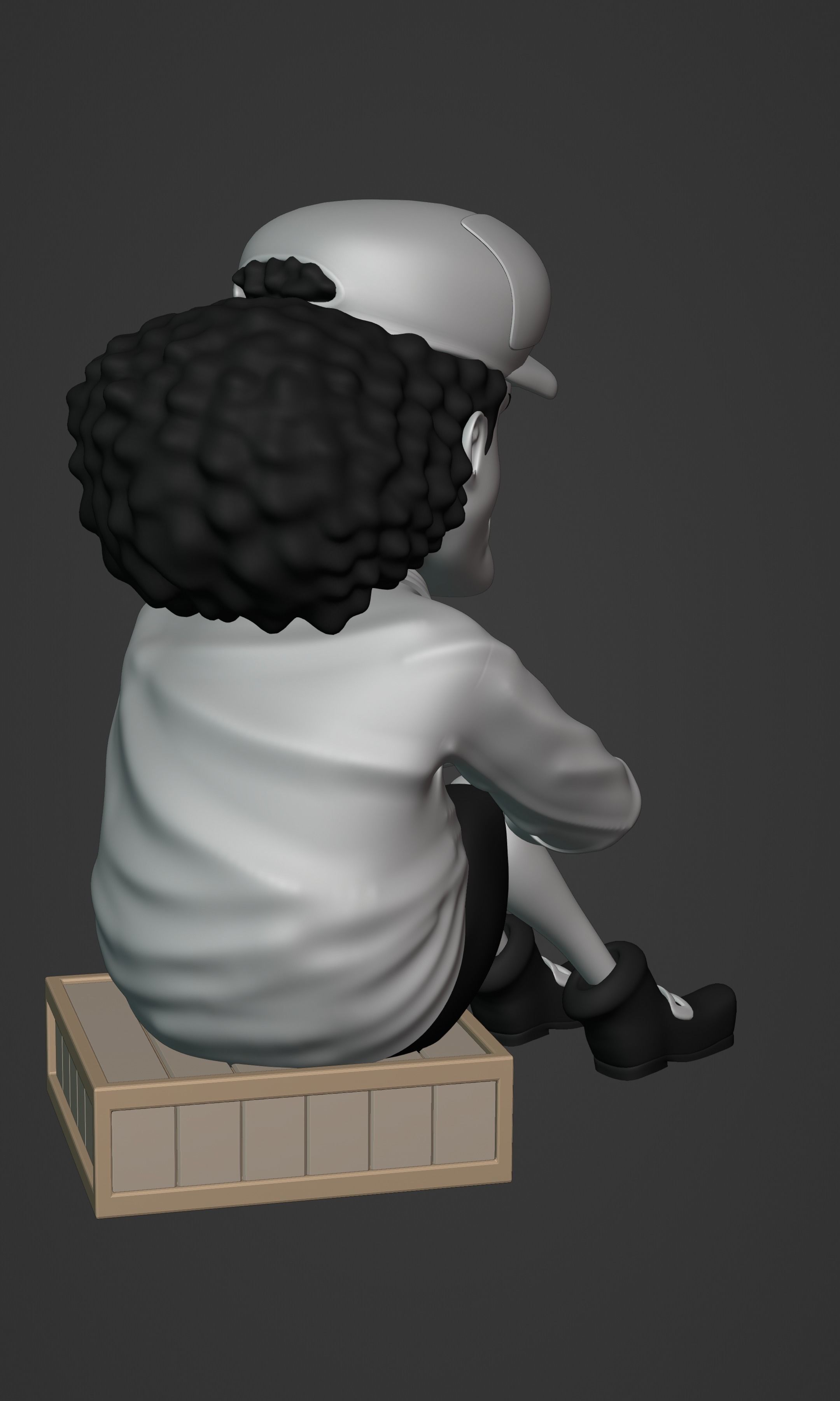 BLACKBEARD MARSHAL D TEACH KID VERSION ONE PIECE Low-poly 3D model_13