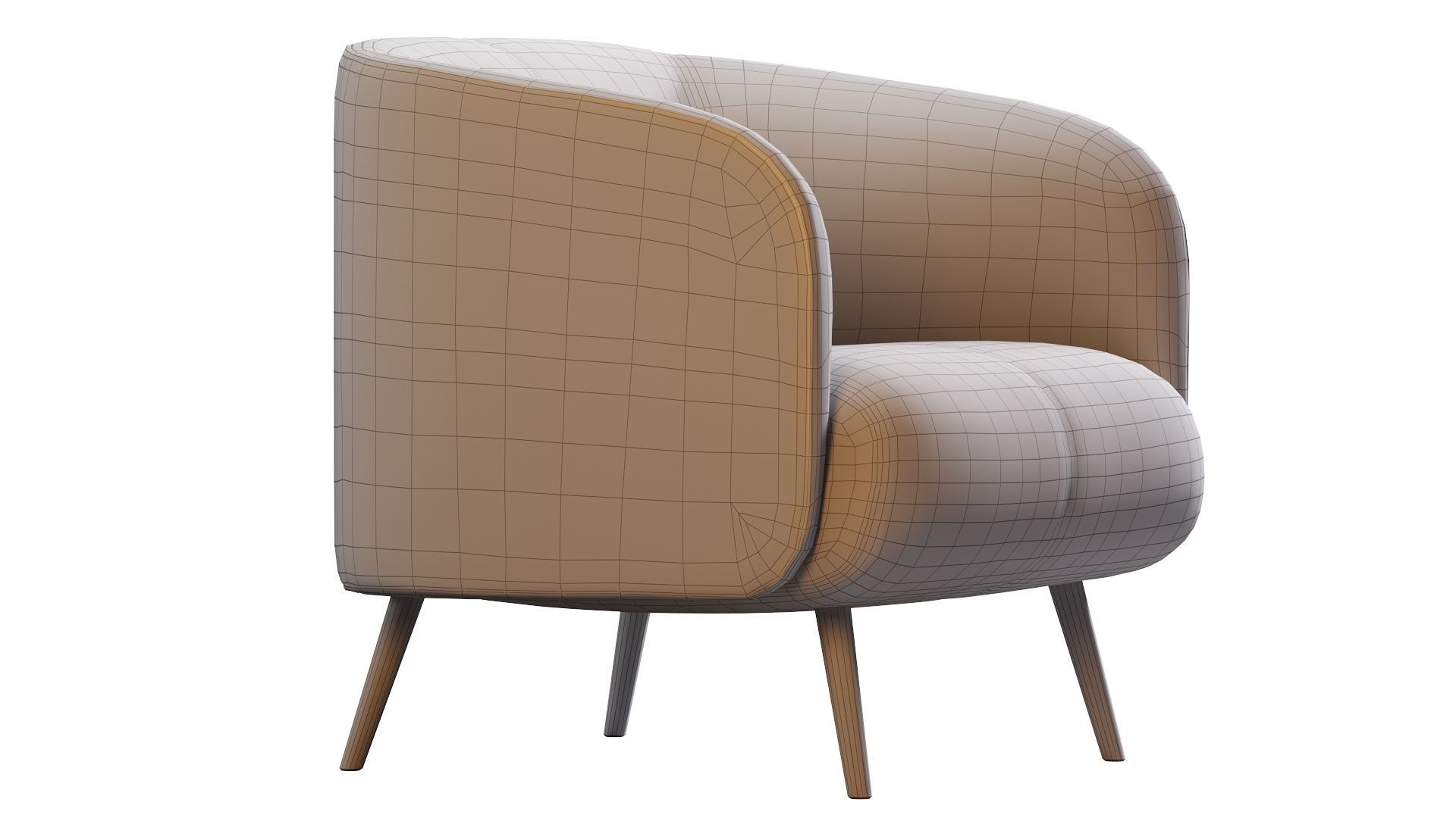 Low Poly Laskasas AMALFI Low-poly 3D model_17