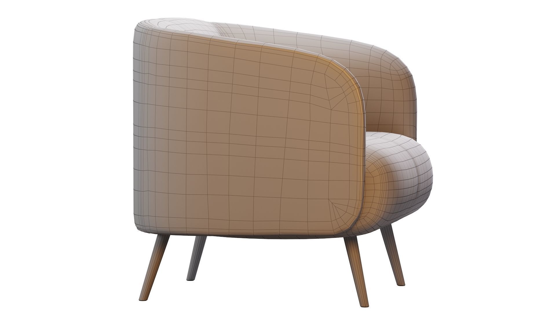 Low Poly Laskasas AMALFI Low-poly 3D model_18