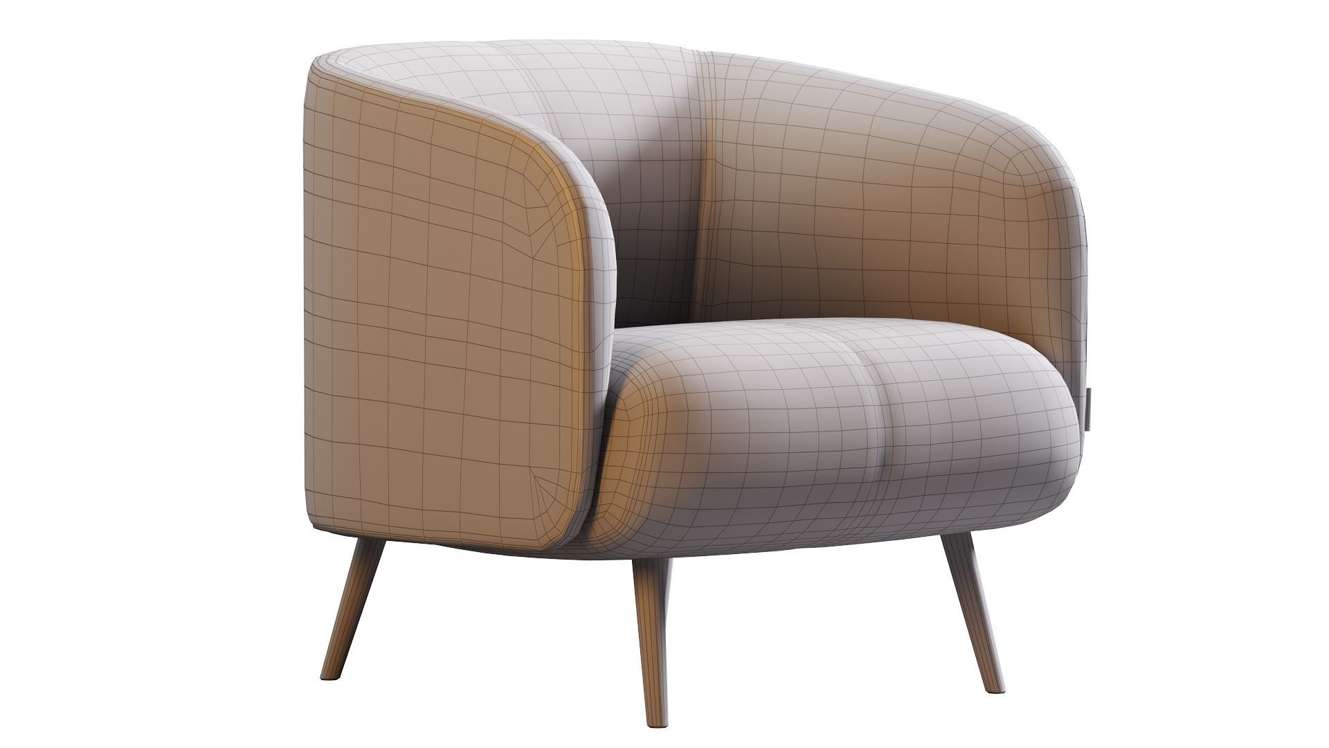 Low Poly Laskasas AMALFI Low-poly 3D model_14