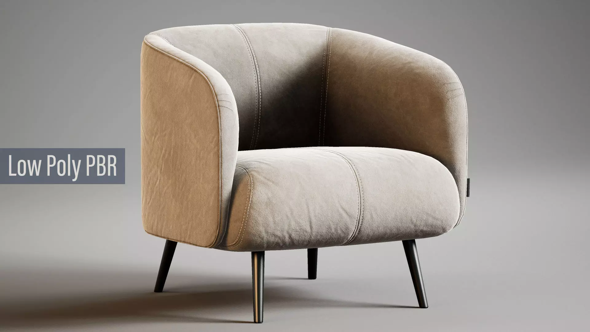 Low Poly Laskasas AMALFI Low-poly 3D model_0