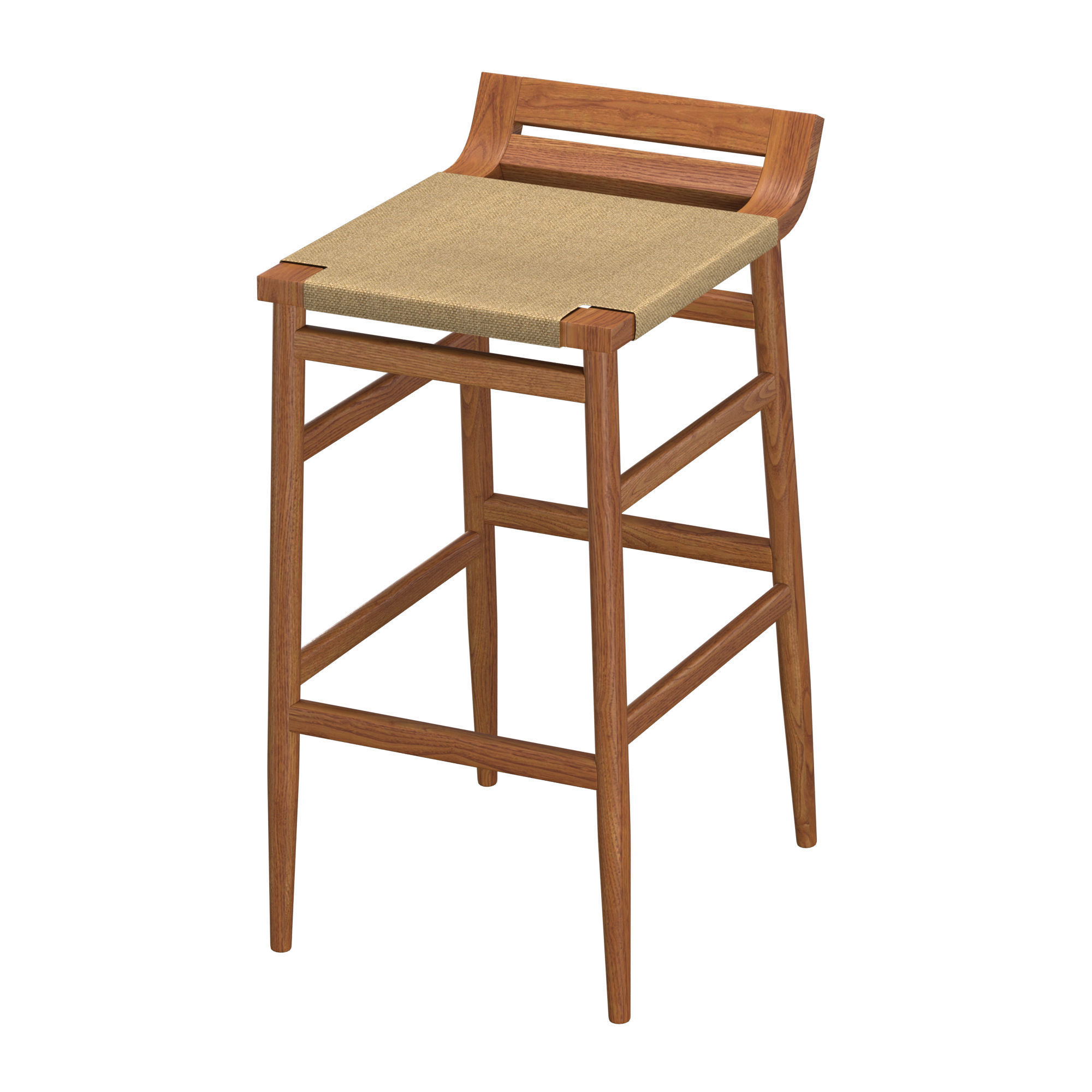 Abing Bar Stool 3D model_2