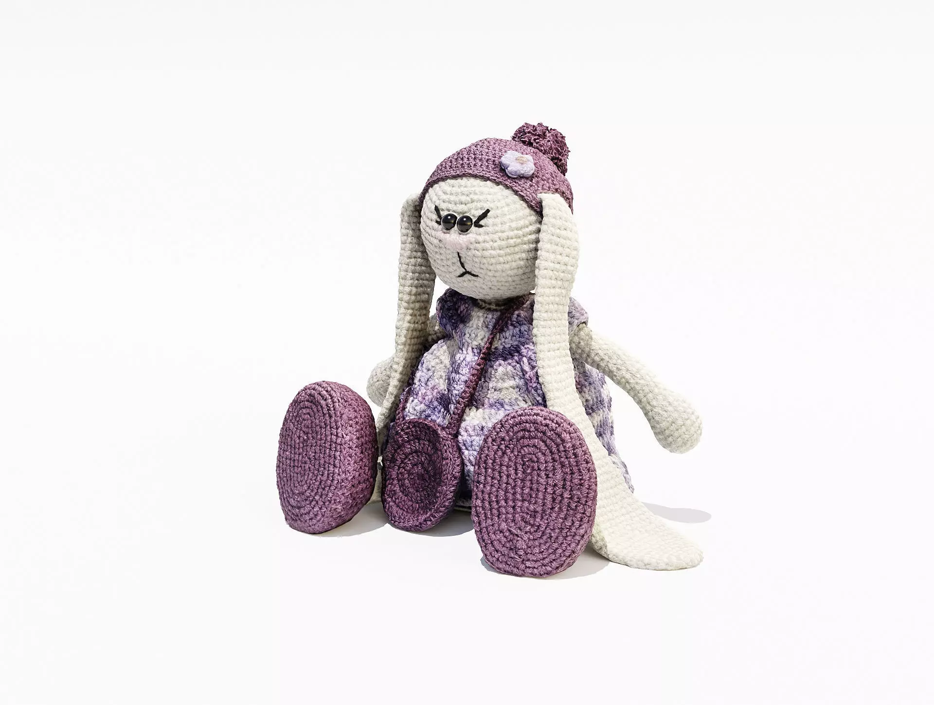 Bunny Soft Toy Low-poly 3D model