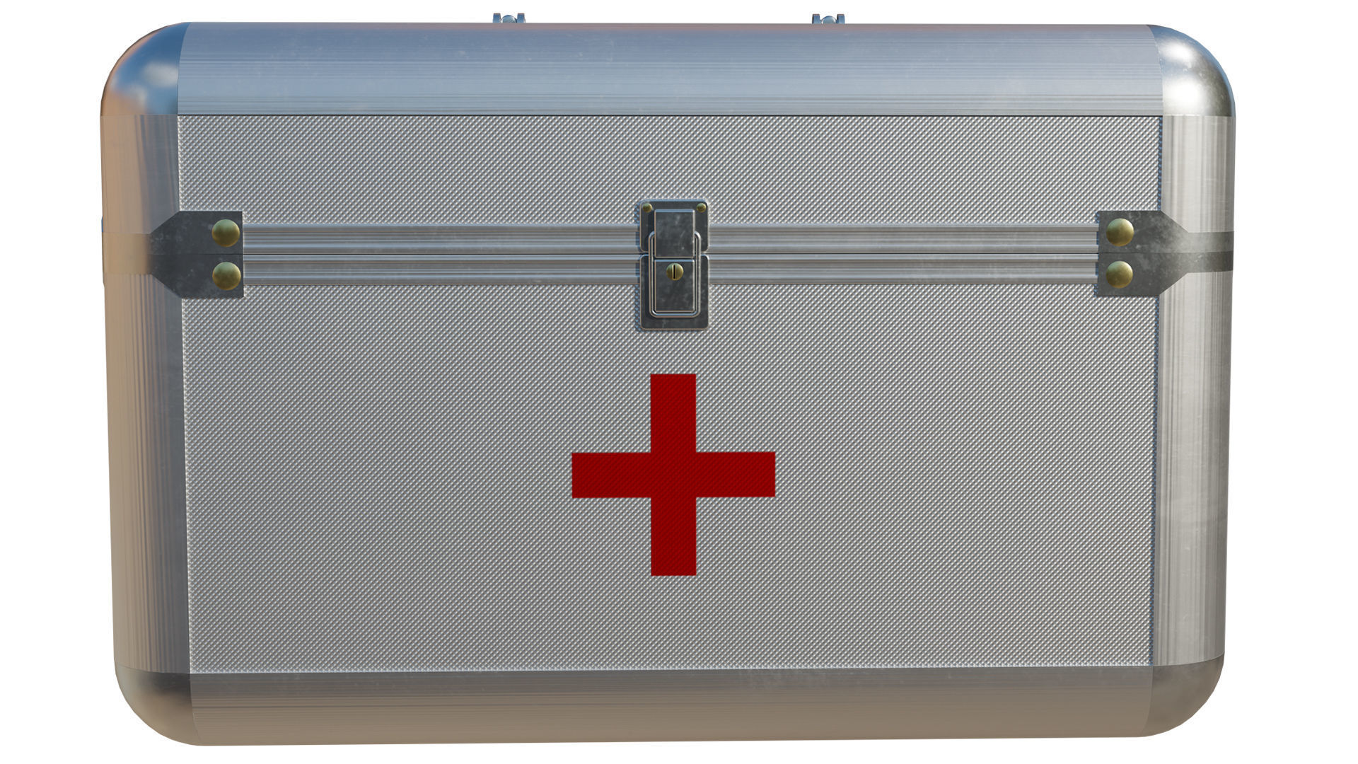 First aid kit Low-poly 3D model_1