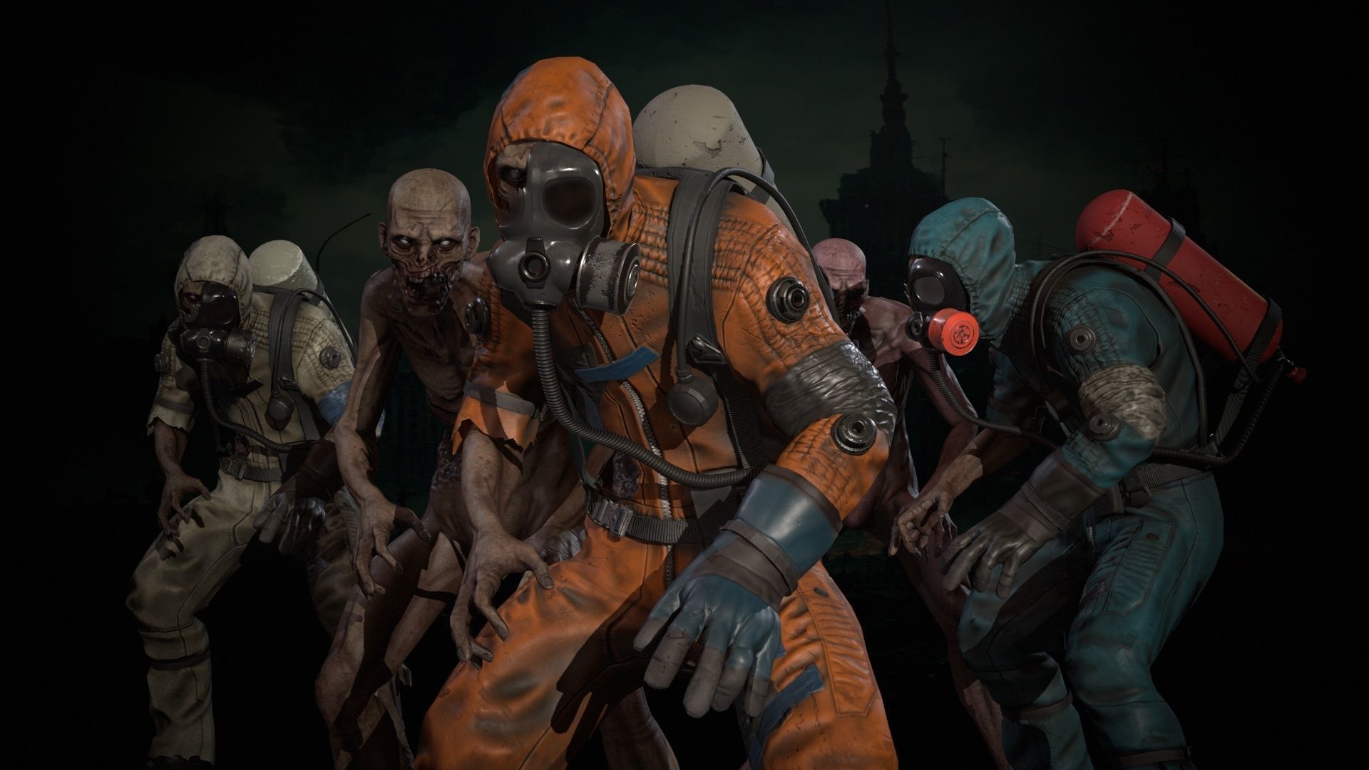 UrbanZombie4 for pack Low-poly 3D model_29