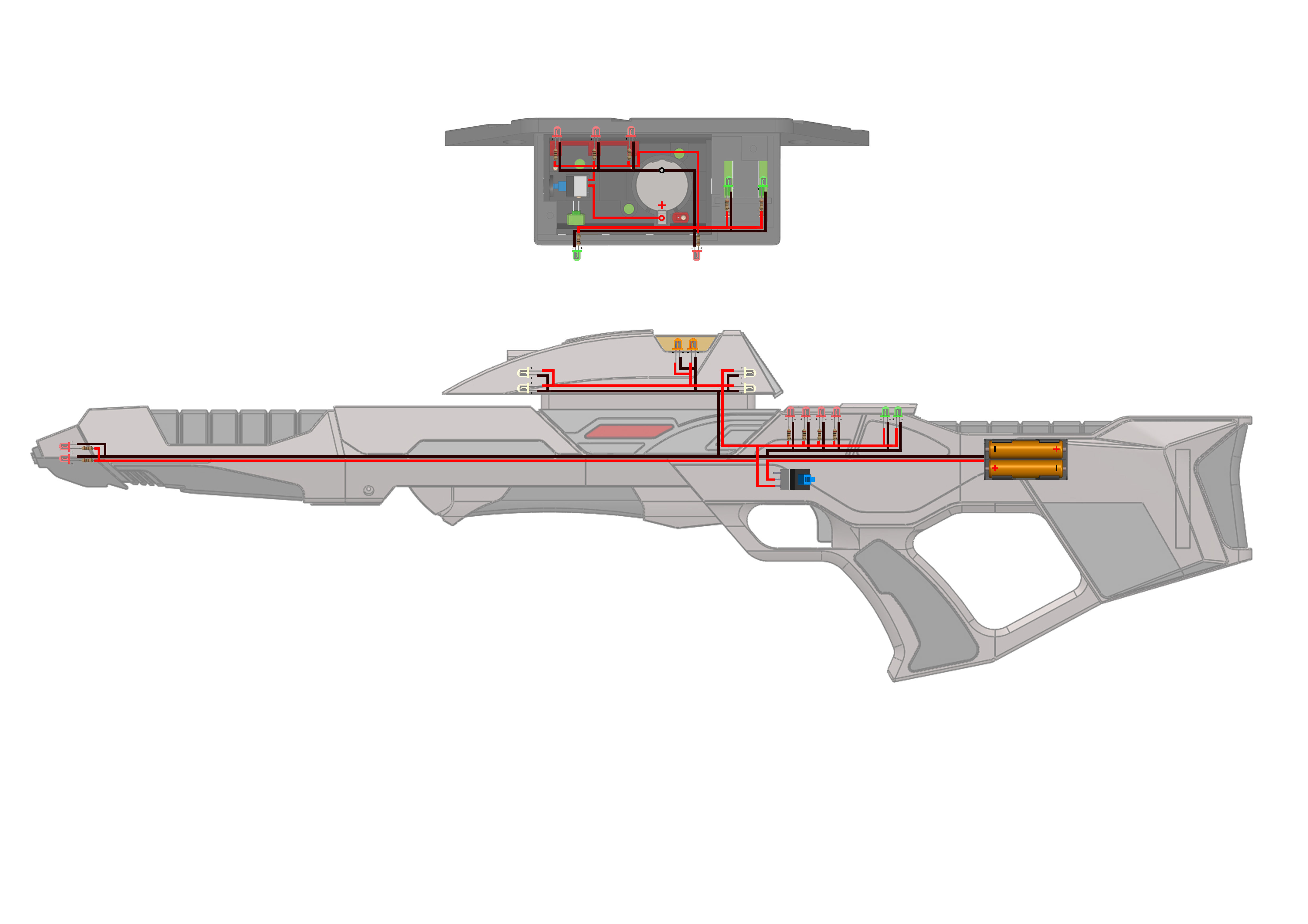 Type 3 Phaser Rifles Bundle - Star Trek First Contact - STL  3D print model_17
