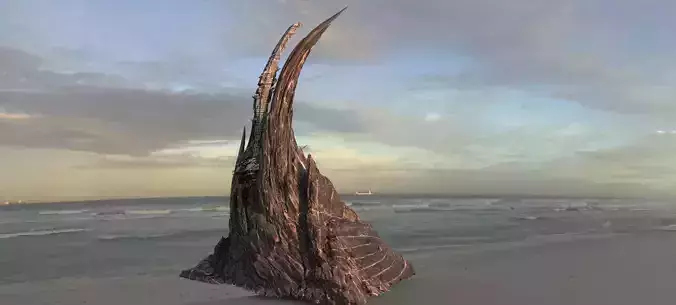 Alien Cliff Shards 2