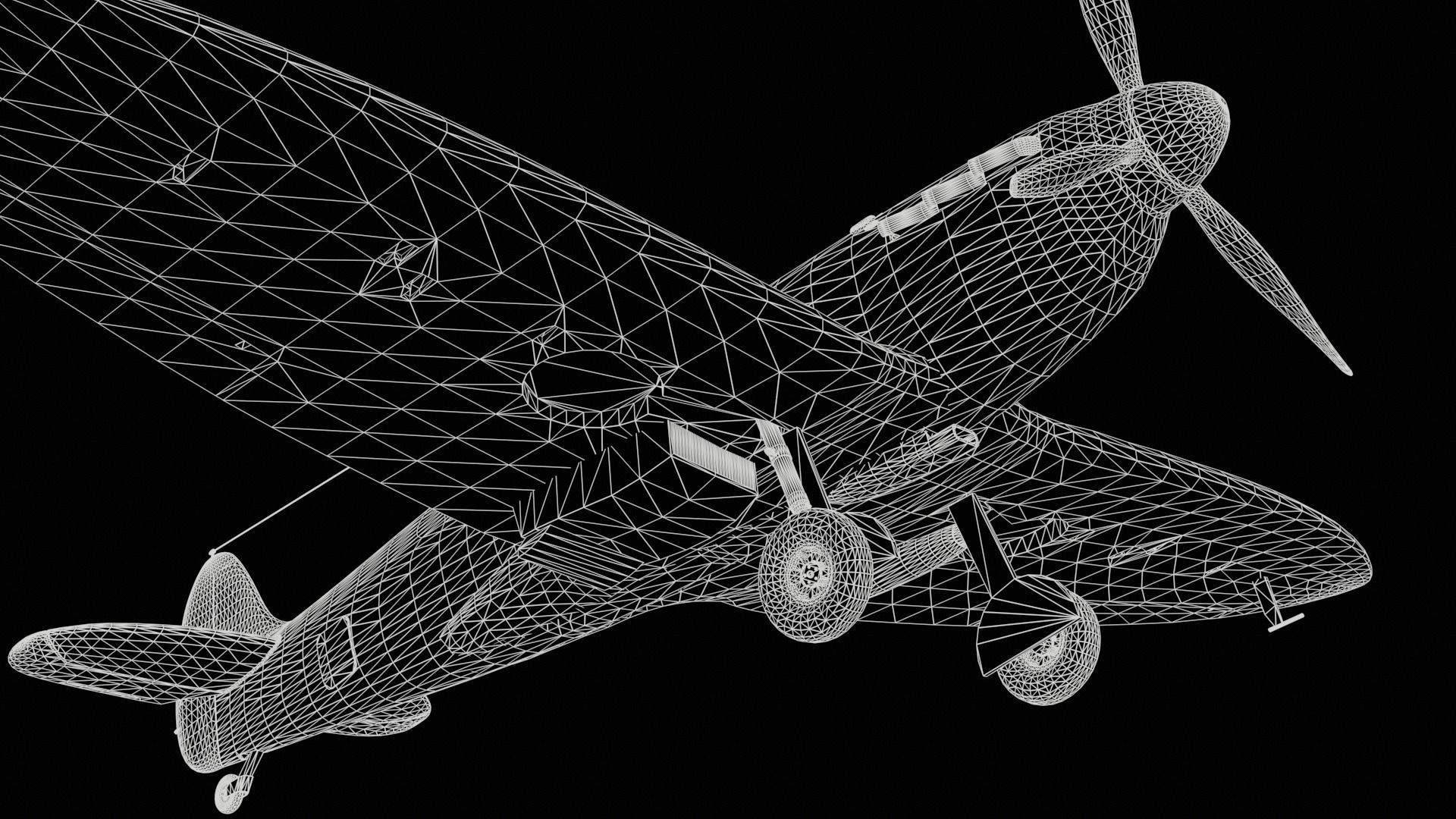 Supermarine Spitfire 3D model_19