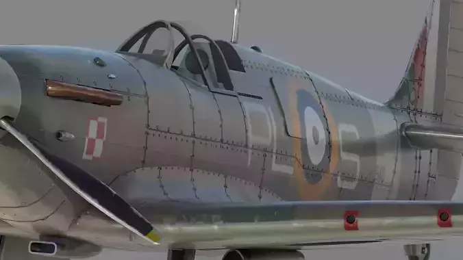 Supermarine Spitfire 3D model