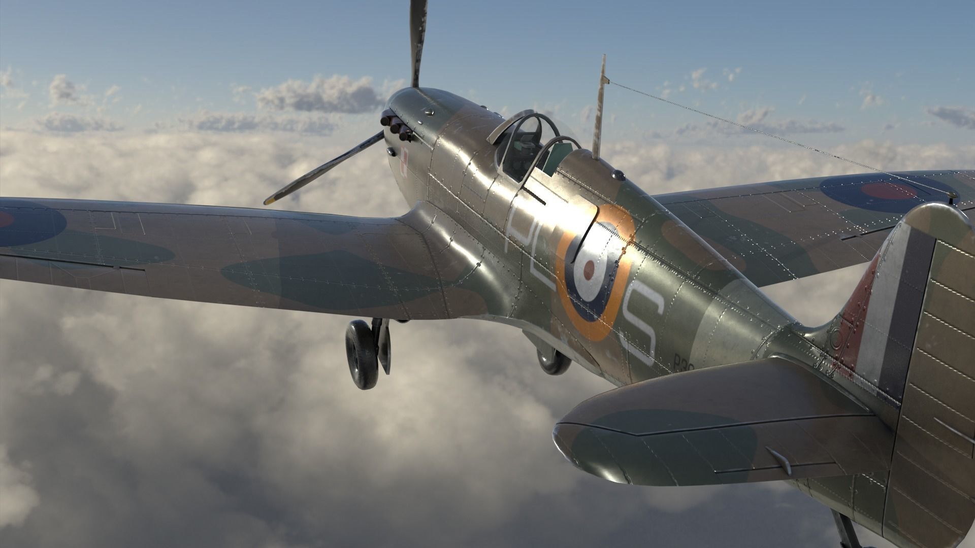 Supermarine Spitfire 3D model_12