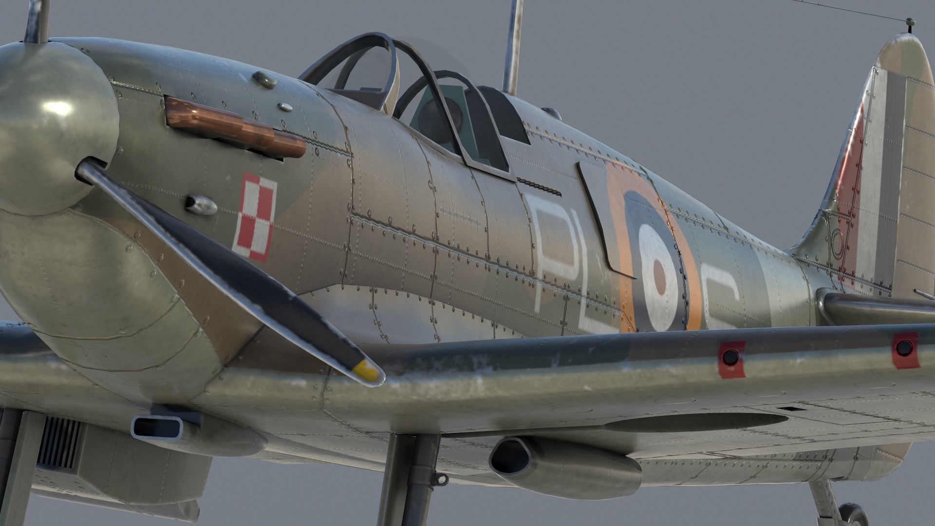 Supermarine Spitfire 3D model_1