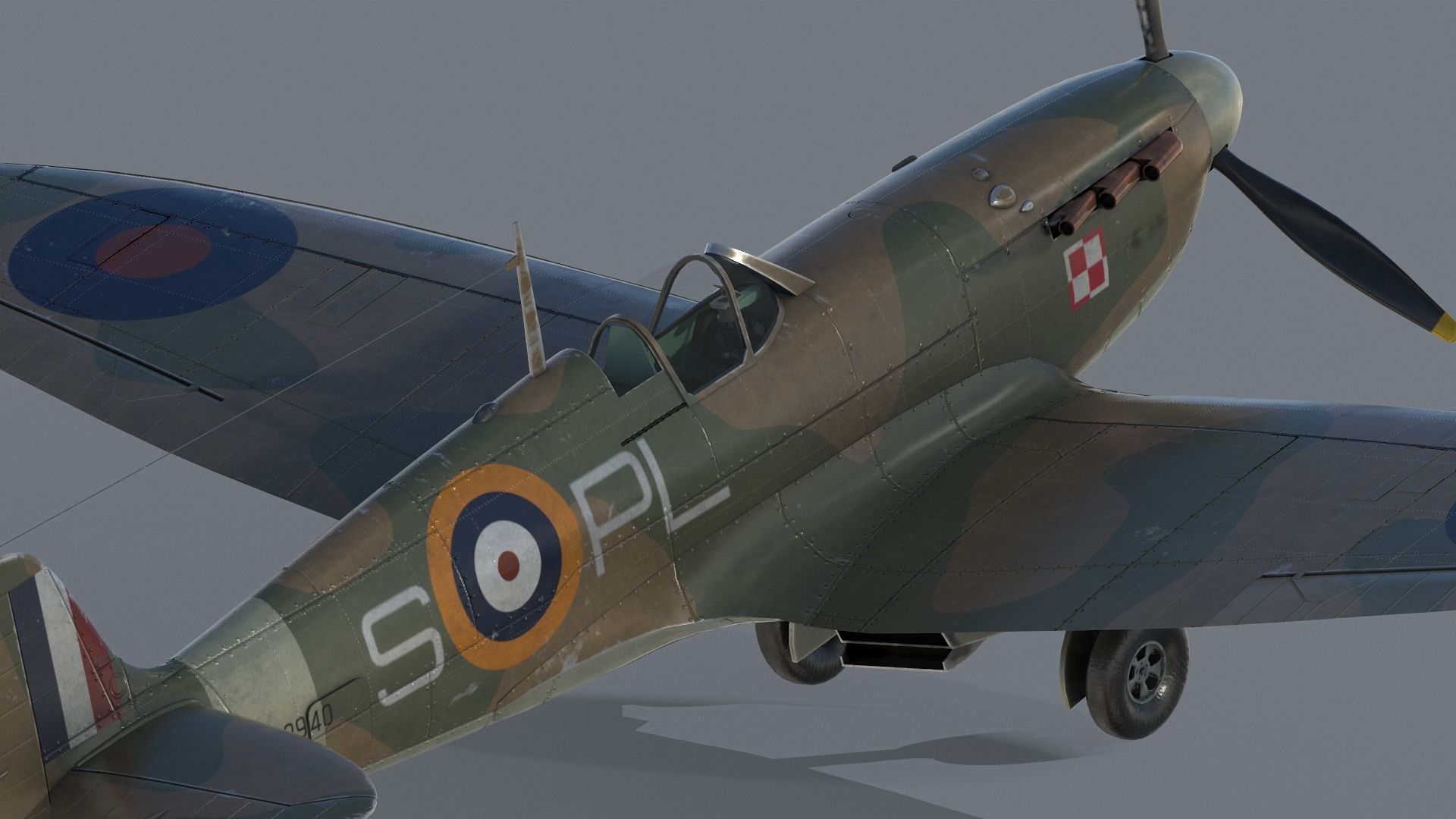 Supermarine Spitfire 3D model_4