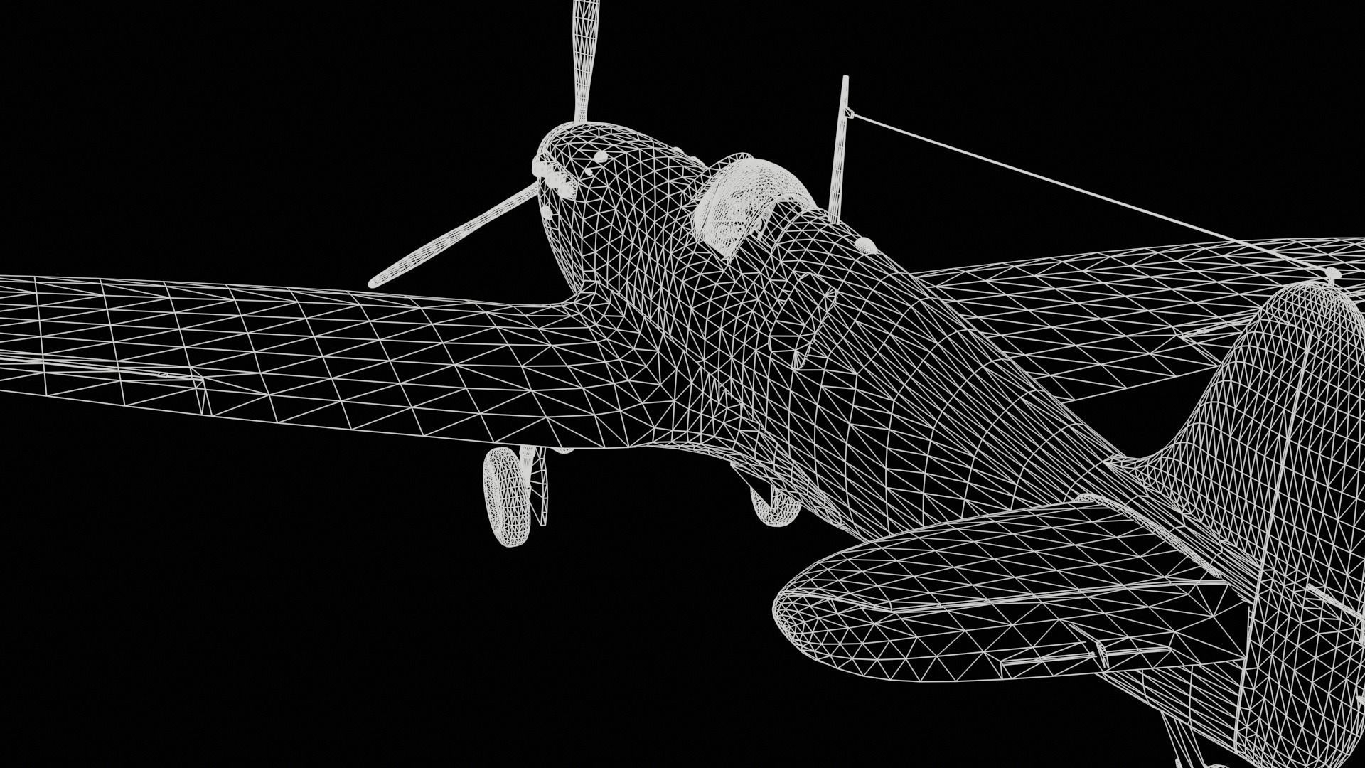 Supermarine Spitfire 3D model_21