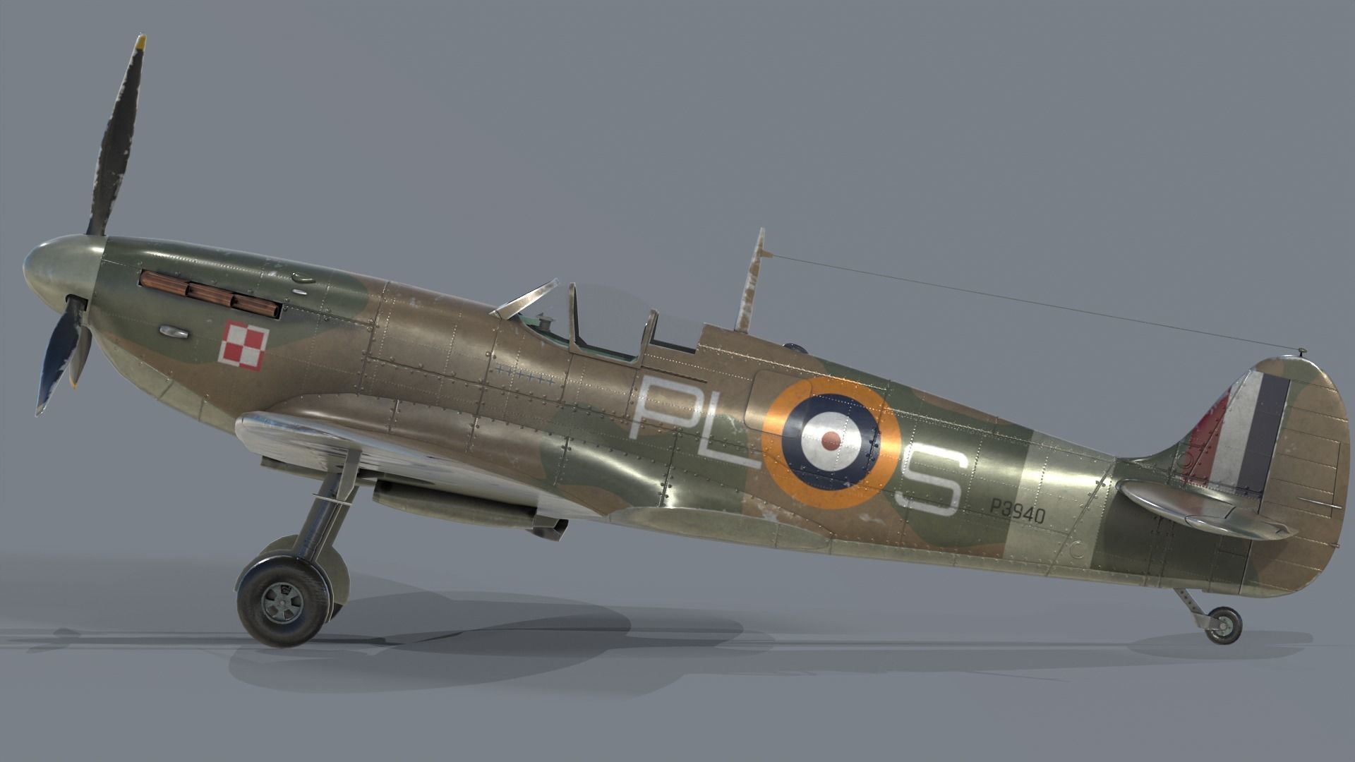 Supermarine Spitfire 3D model_8