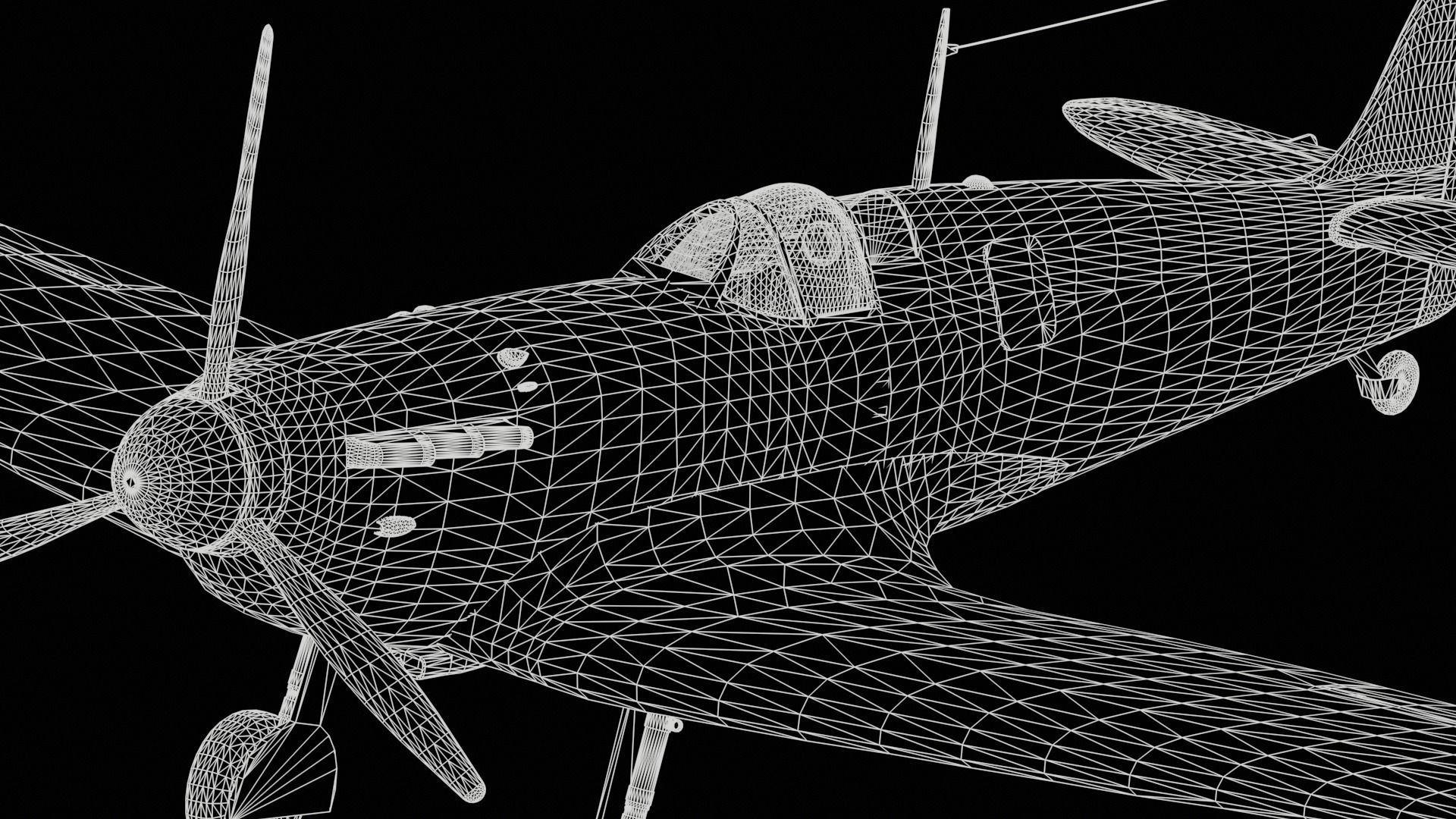 Supermarine Spitfire 3D model_14