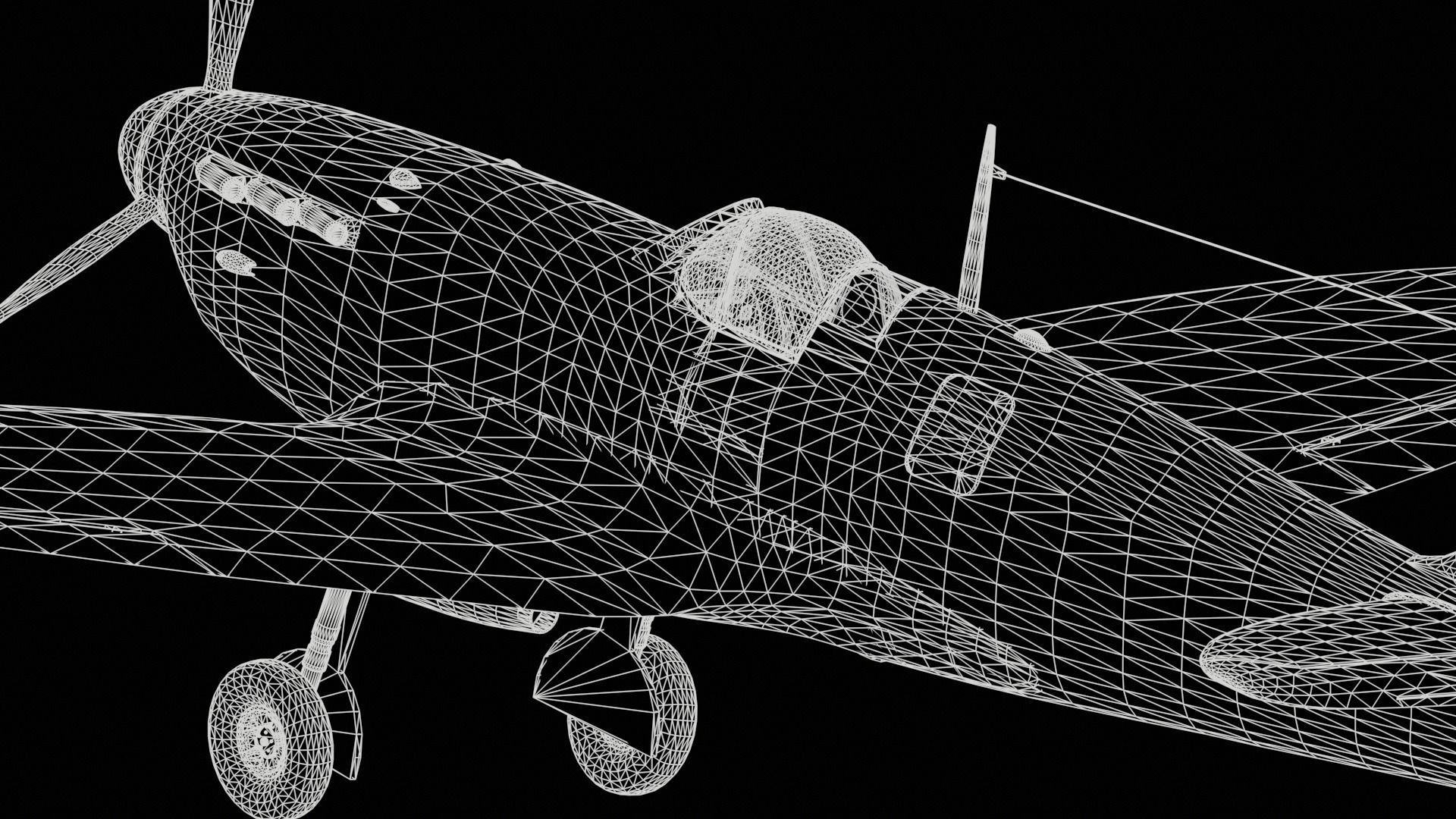 Supermarine Spitfire 3D model_15