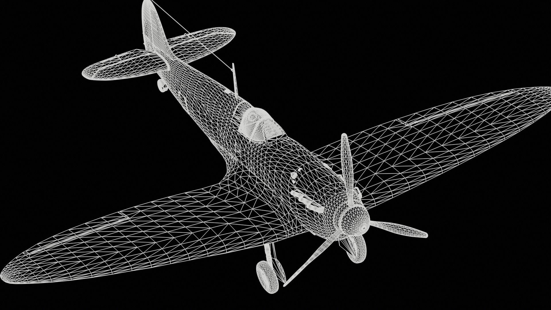 Supermarine Spitfire 3D model_18