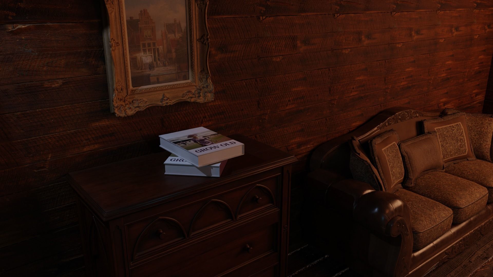 Coffee Table Book decoration  3D model_5