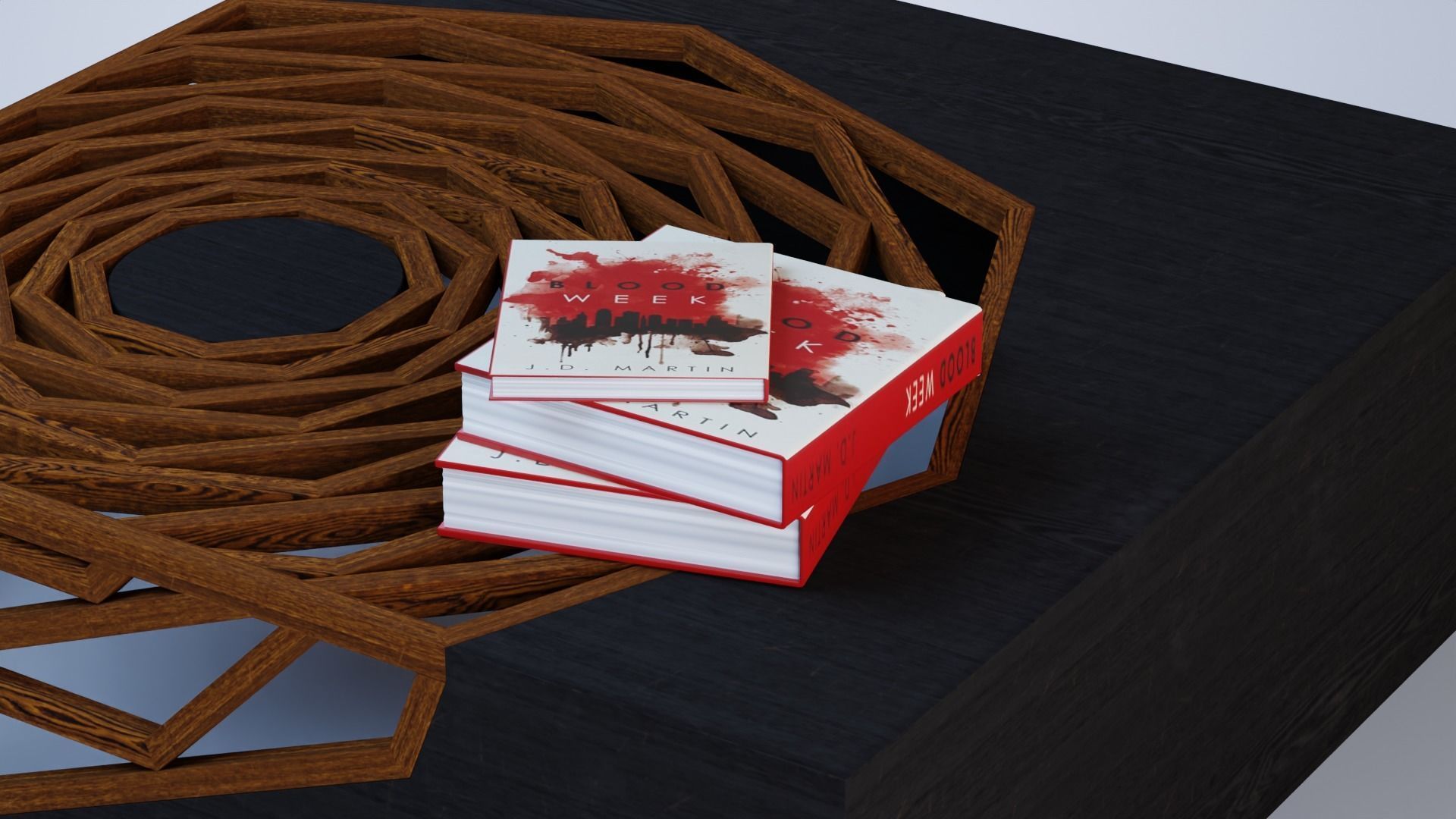 Coffee Table Book decoration  3D model_13