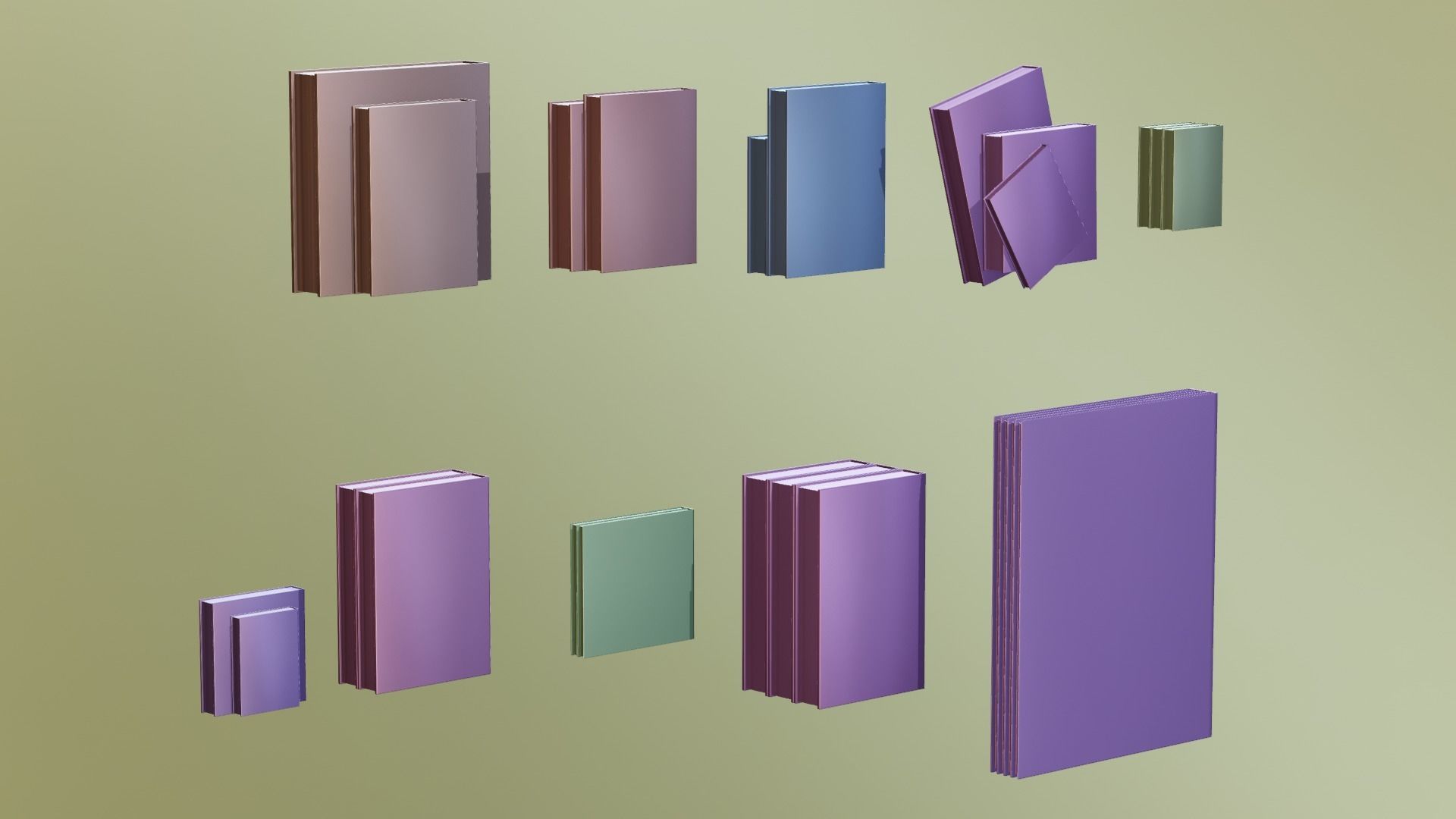 Coffee Table Book decoration  3D model_17