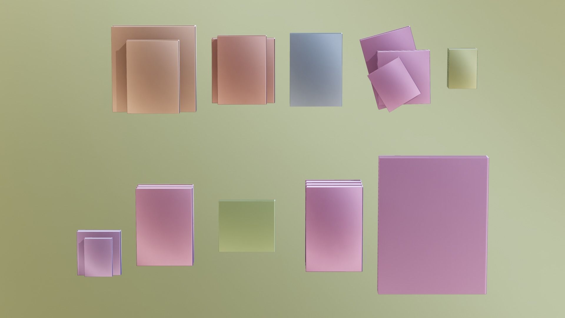 Coffee Table Book decoration  3D model_18