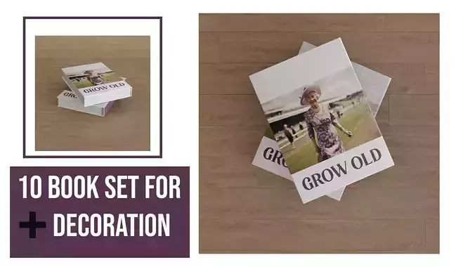 Coffee Table Book decoration  3D model