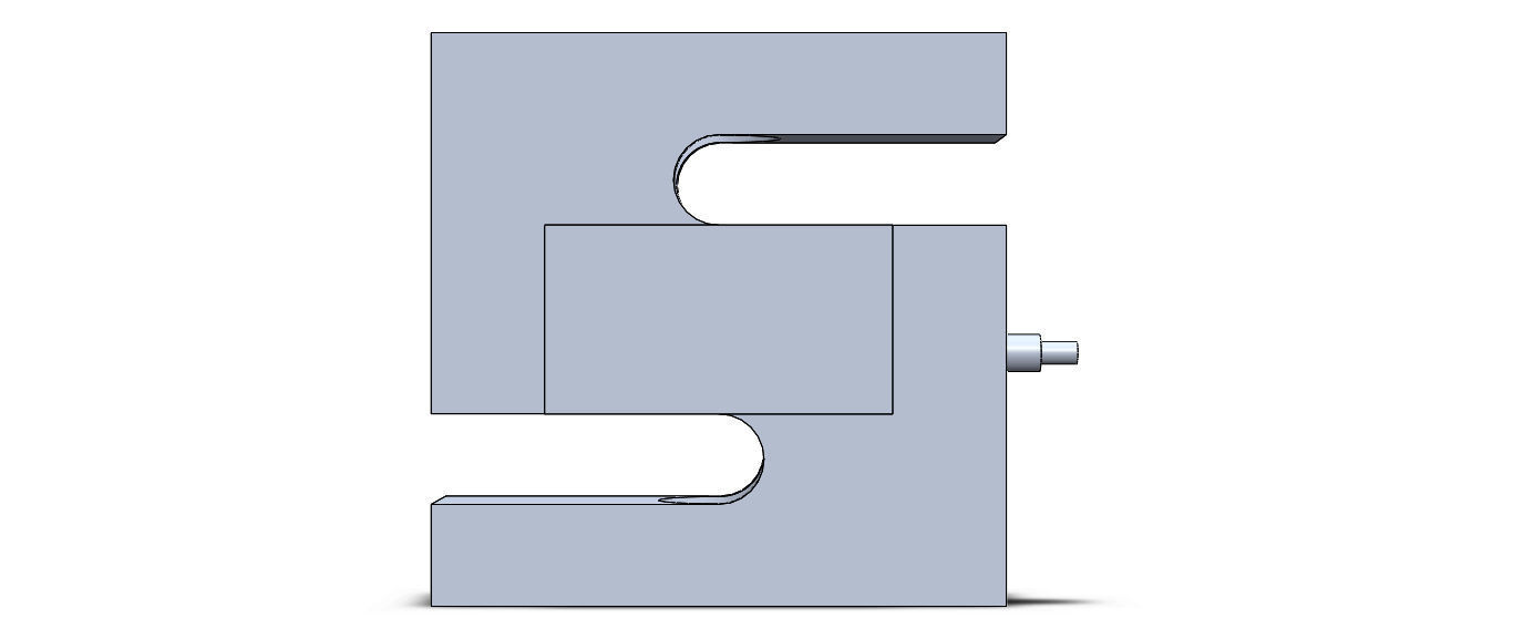 Load Cell Celula de Carga CKS 100kgf 3D model_12