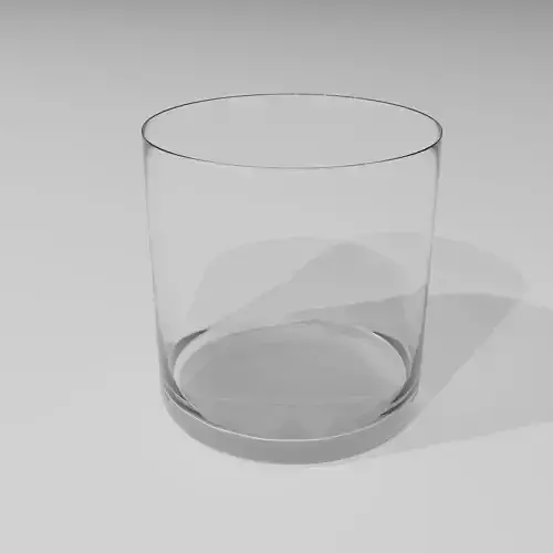 Glass of water 3D model