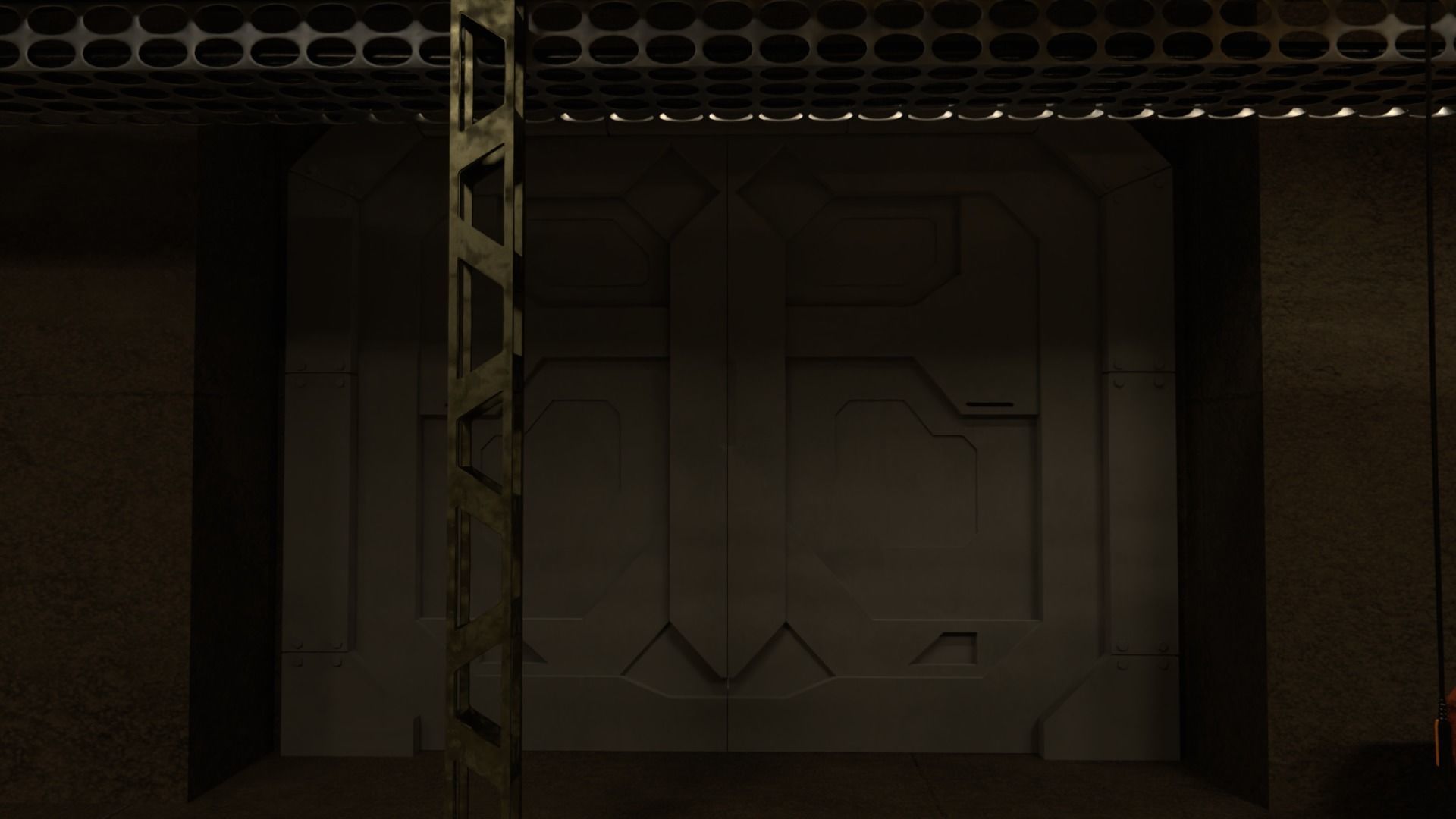 Sci-fi factory 3D model_12