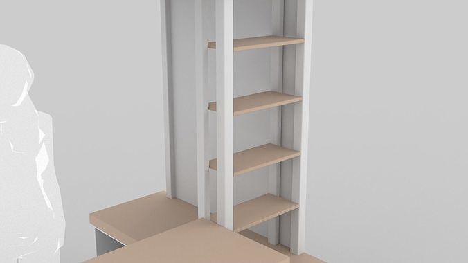 Pop Up Stall 3D model 6