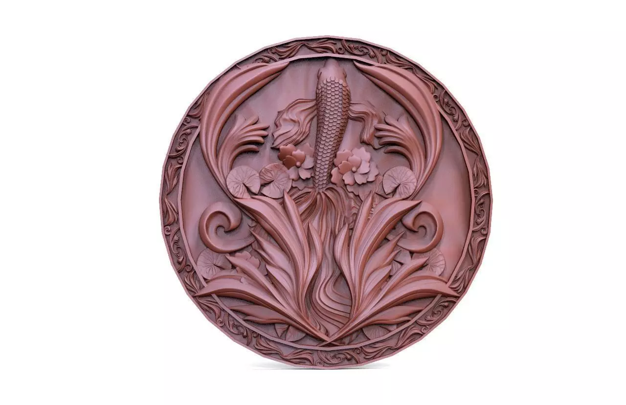 Fish CNC  3D print model_0